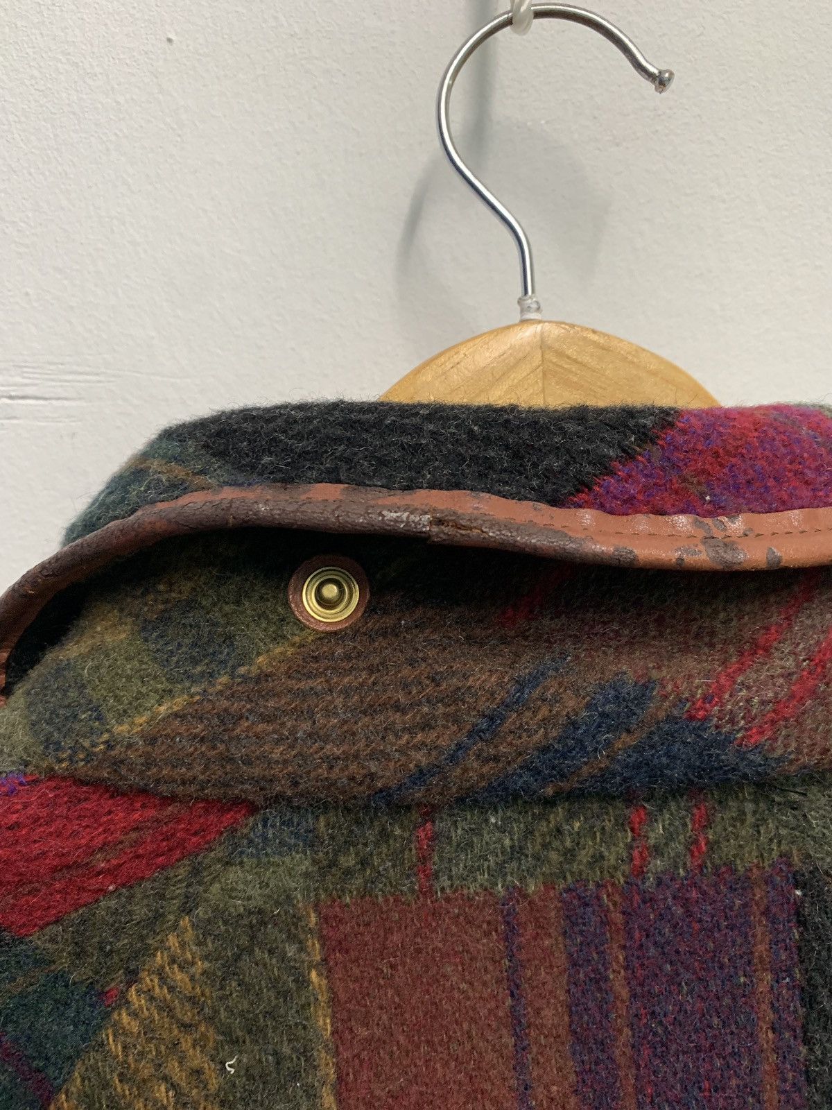 Designer × Il Bisonte × Japanese Brand 🇯🇵 Kapital Style Smile Pocket Checked Wool Jacket Japan Size US M / EU 48-50 / 2 - 7 Thumbnail