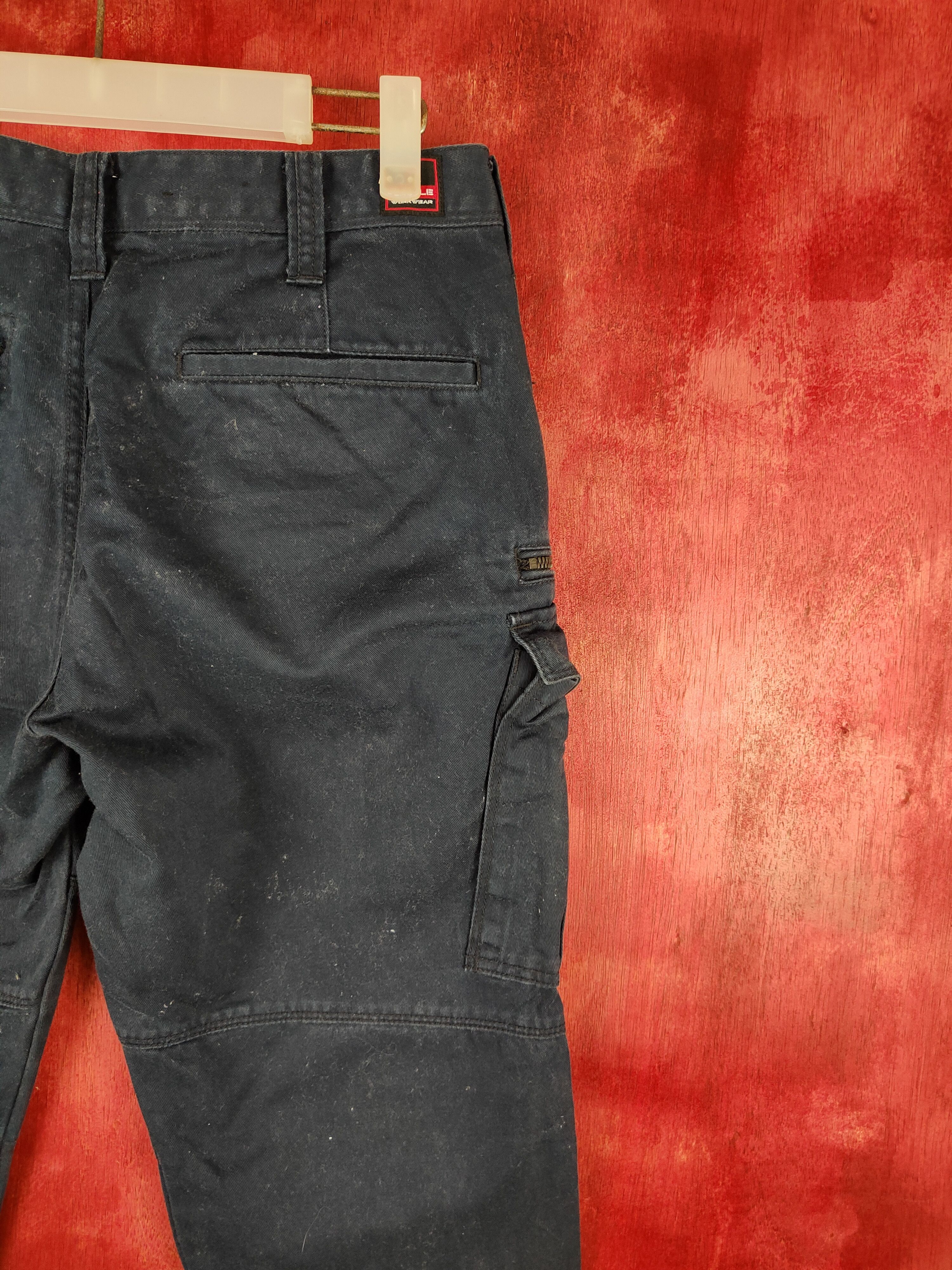 Japanese Brand × Vintage Burtle Dark Blue Multi Pocket Tactical Cargo Pants #250B Size US 29 - 12 Thumbnail