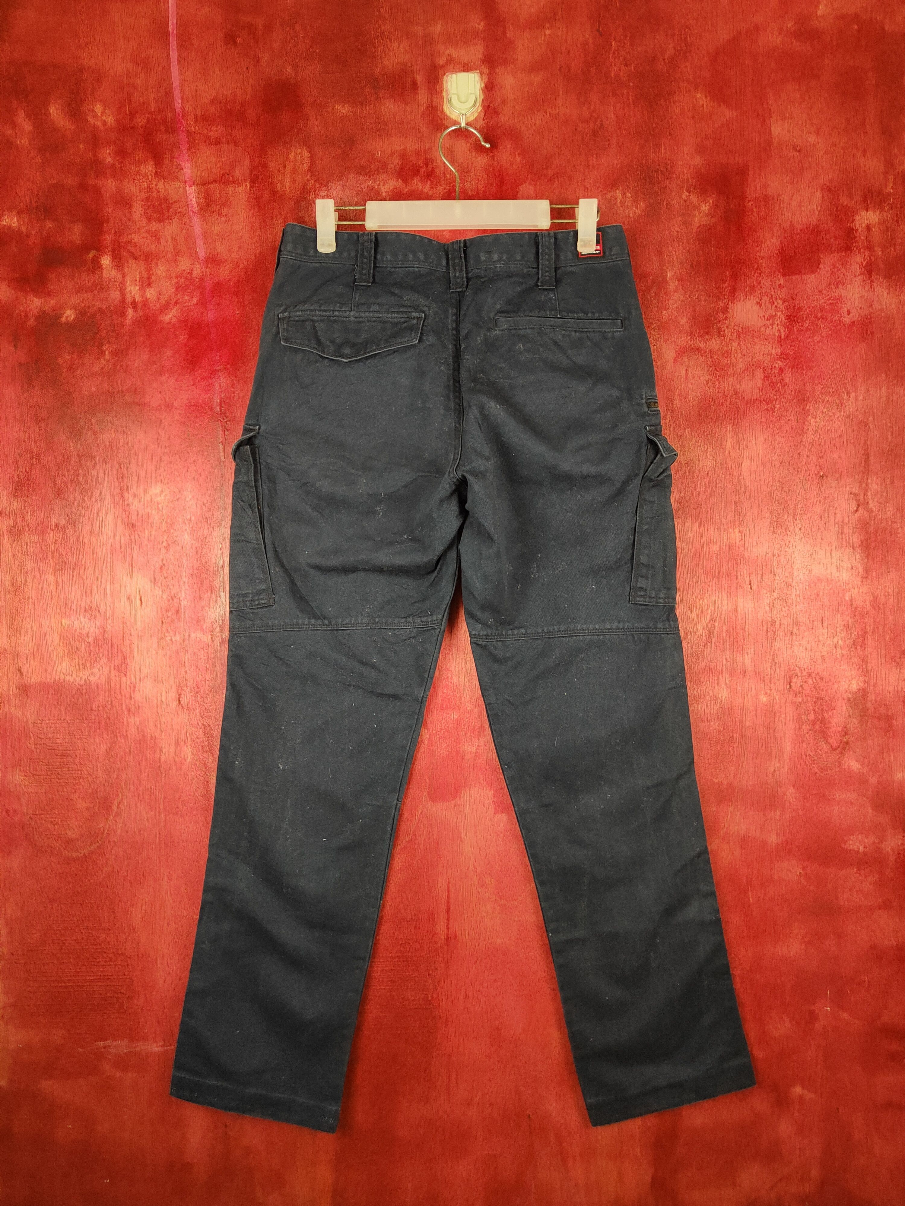 Japanese Brand × Vintage Burtle Dark Blue Multi Pocket Tactical Cargo Pants #250B Size US 29 - 8 Thumbnail