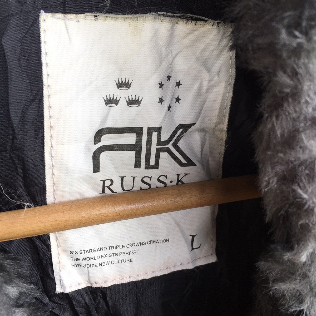 Japanese Brand Vintage Russ.K Japanese Brand Zipper Hoodie ERD GRUNGE Size US L / EU 52-54 / 3 - 3 Thumbnail