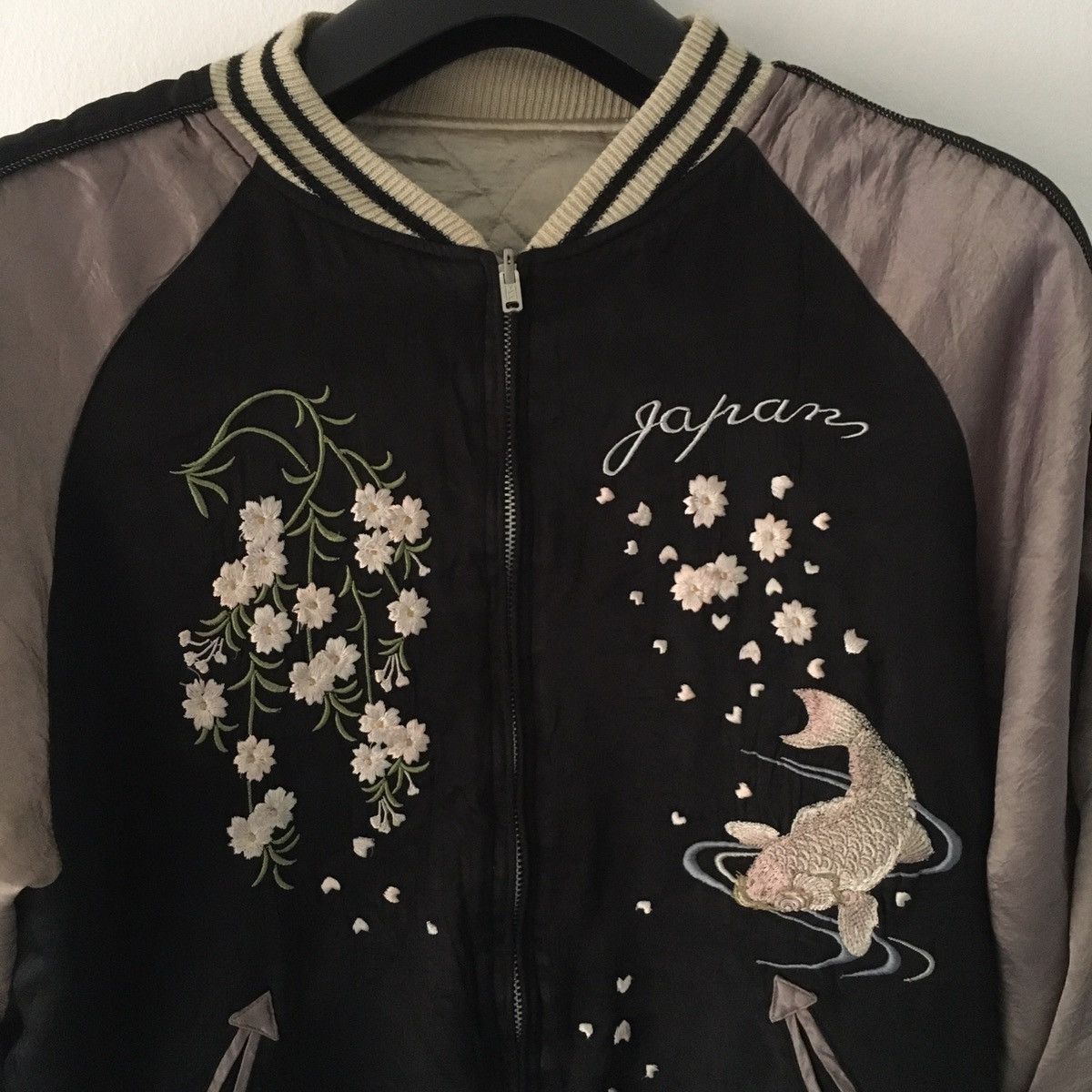 Japanese Brand silk reversible jacket Size US L / EU 52-54 / 3 - 2 Thumbnail