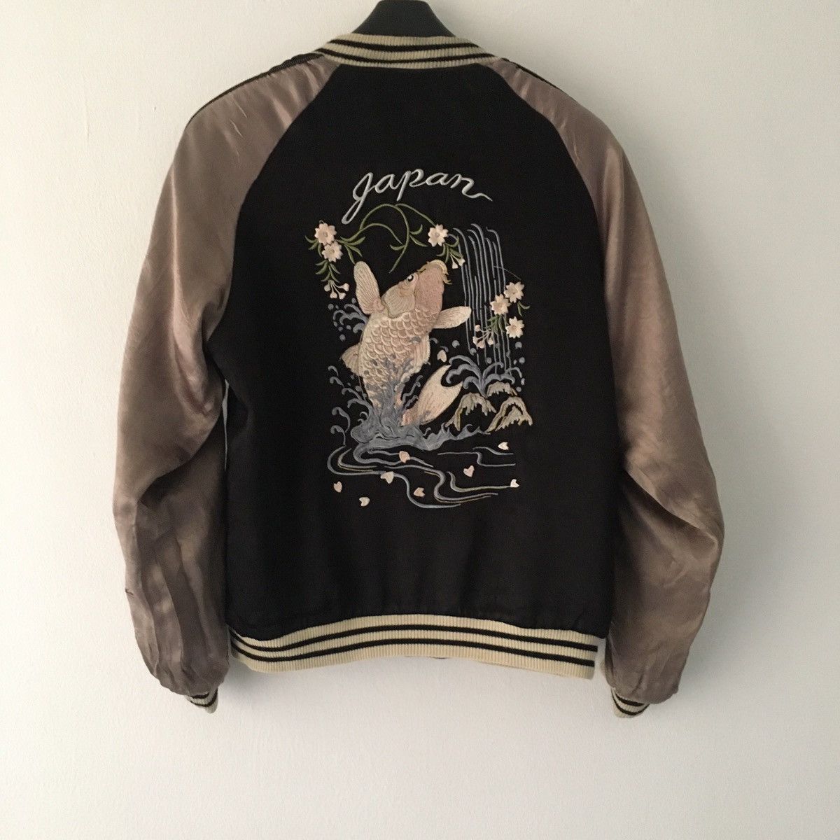 Japanese Brand silk reversible jacket Size US L / EU 52-54 / 3 - 4 Thumbnail