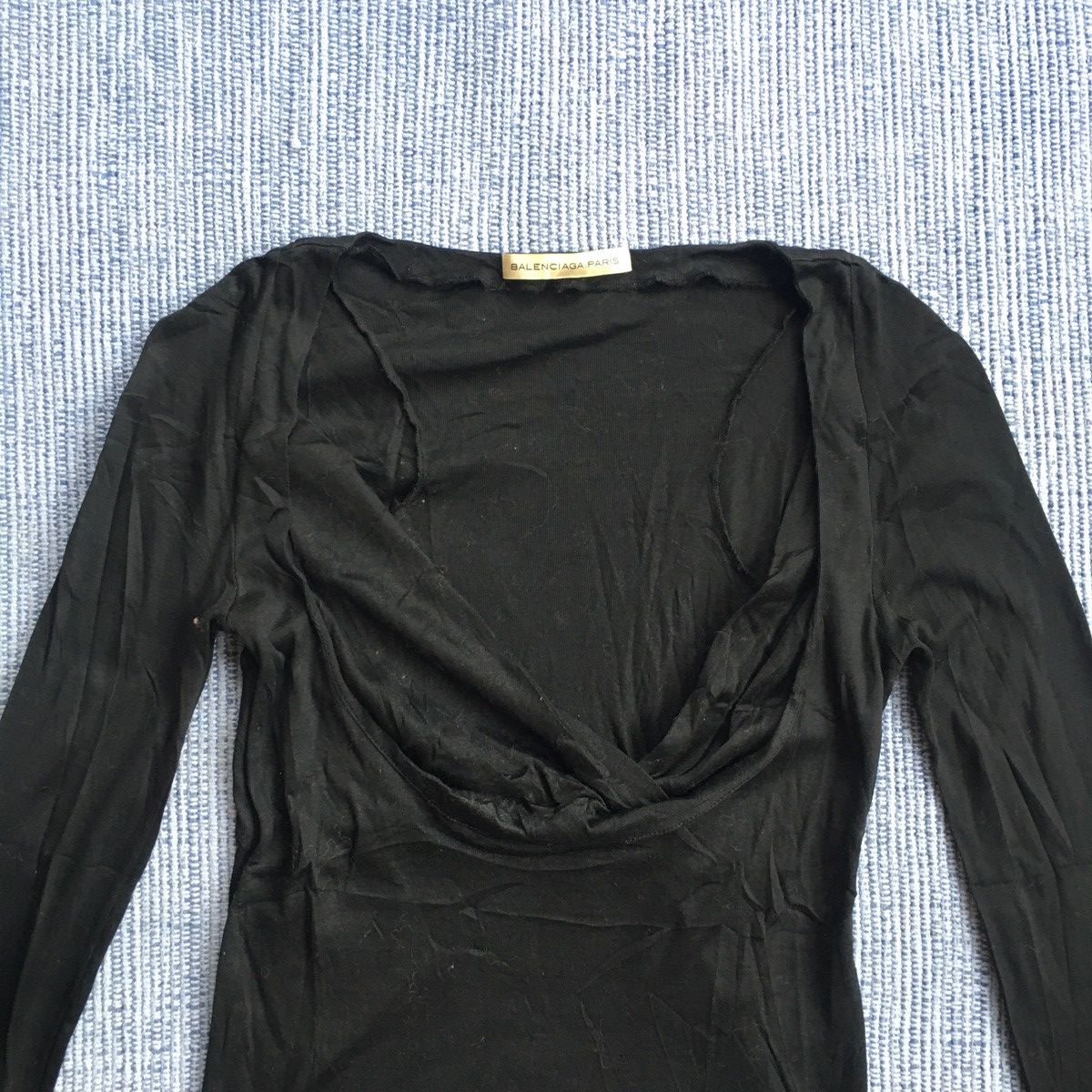 Balenciaga black longsleeve Size XS / US 0-2 / IT 36-38 - 2 Thumbnail
