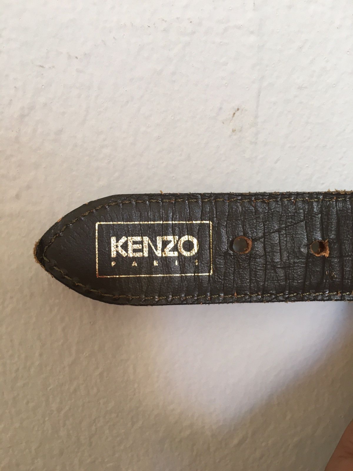 Kenzo vintage trim leather canvas belt Size ONE SIZE - 3 Thumbnail