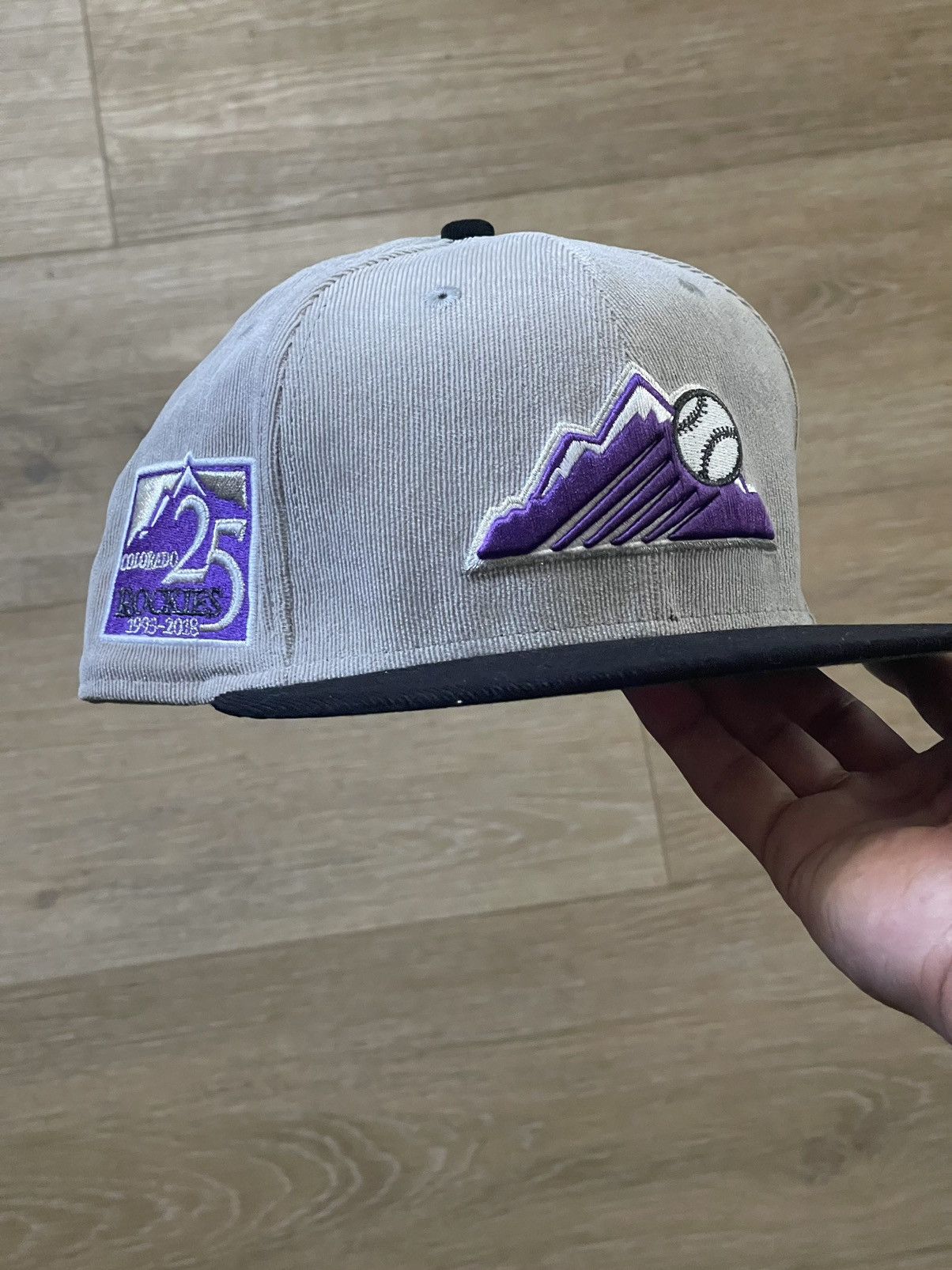 Hat Club × Lids × New Era LidsHD Colorado Rockies 7 3/8 Corduroy Fuji new era fitted Size ONE SIZE - 1 Thumbnail