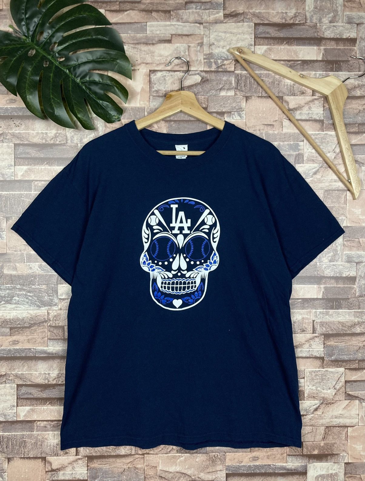 Gildan × NBA LA Big Skull Tee #T19-1 Size US L / EU 52-54 / 3 - 1 Thumbnail