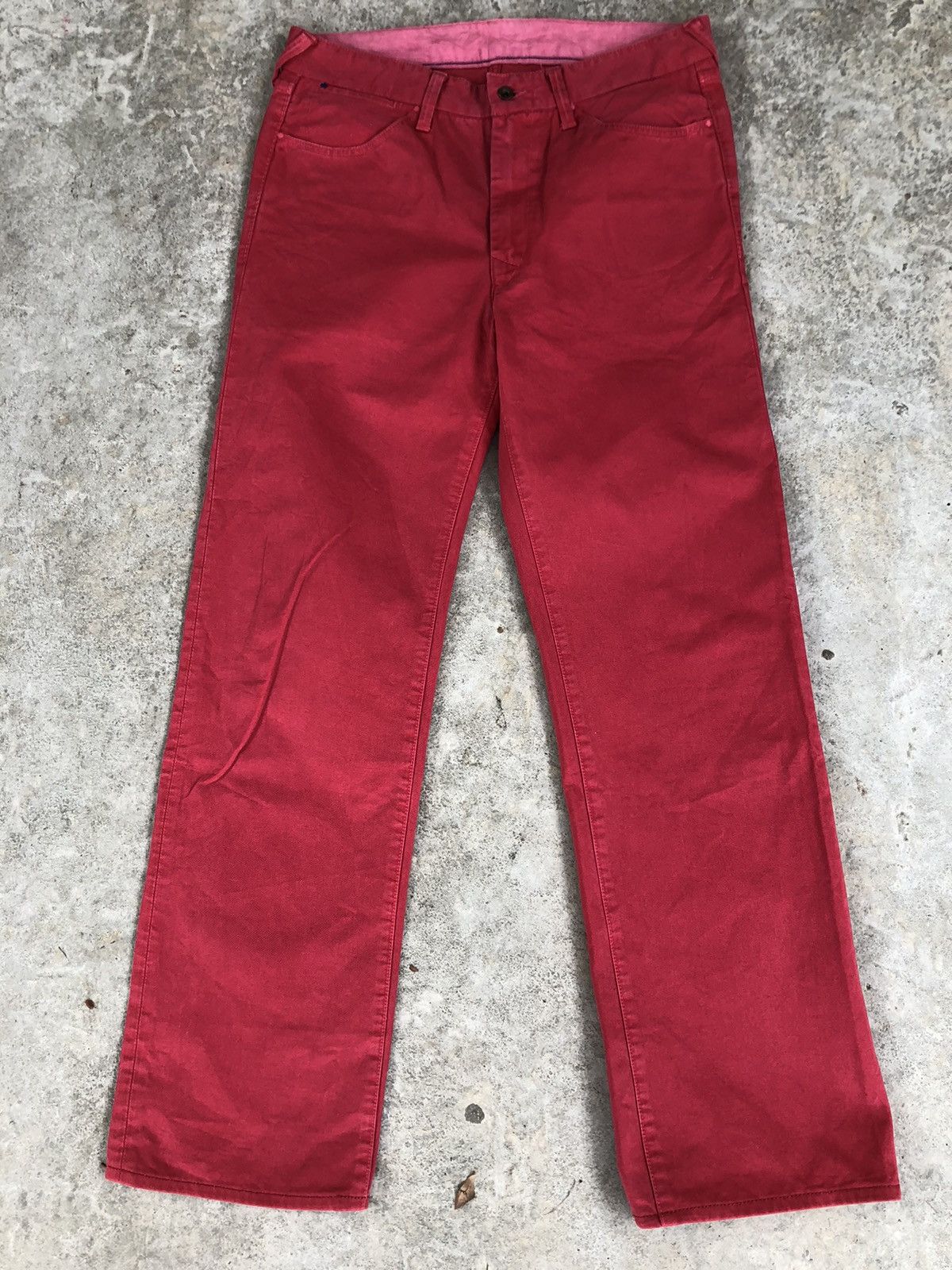 45rpm RARE 45rpm Denim Jeans Straight Fit Selvedge Blue White Size US 32 / EU 48 - 1 Thumbnail
