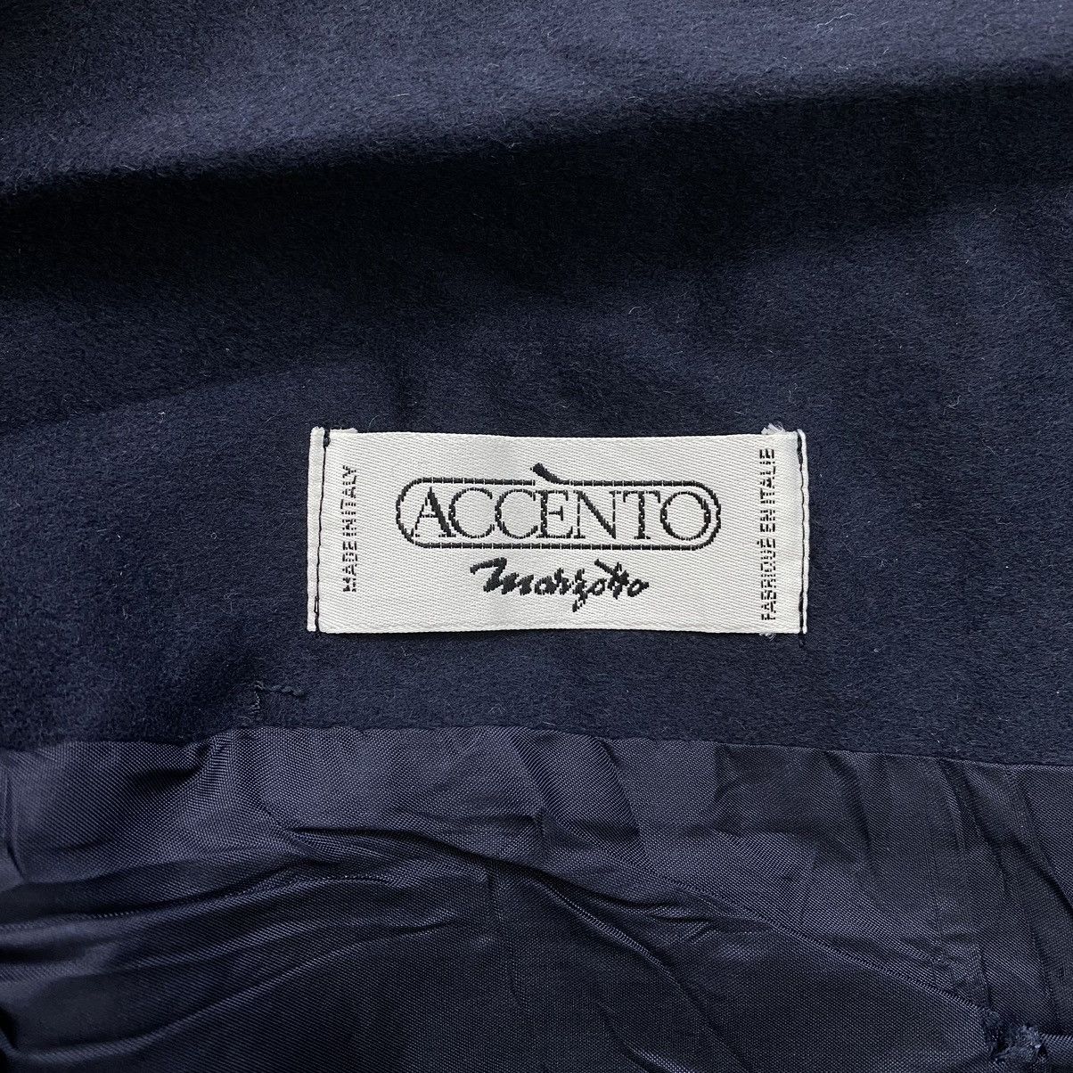 Vintage Vintage ACCENTO By MARZOTTO Italian Brand Wool Navy Coat Size US L / EU 52-54 / 3 - 5 Thumbnail