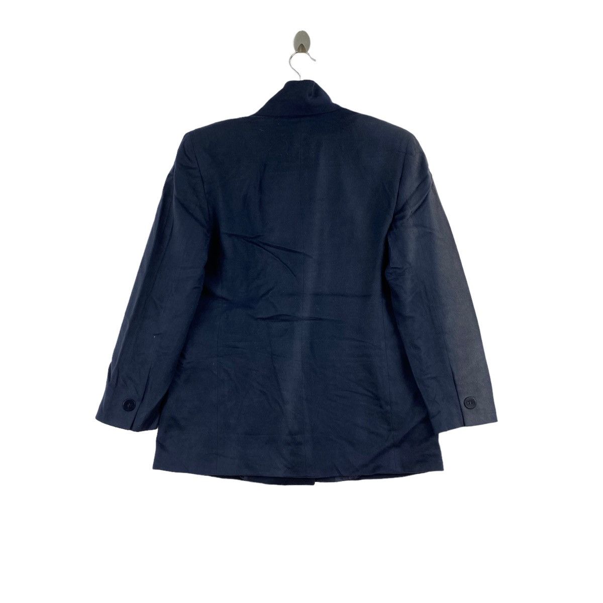 Vintage Vintage ACCENTO By MARZOTTO Italian Brand Wool Navy Coat Size US L / EU 52-54 / 3 - 2 Thumbnail