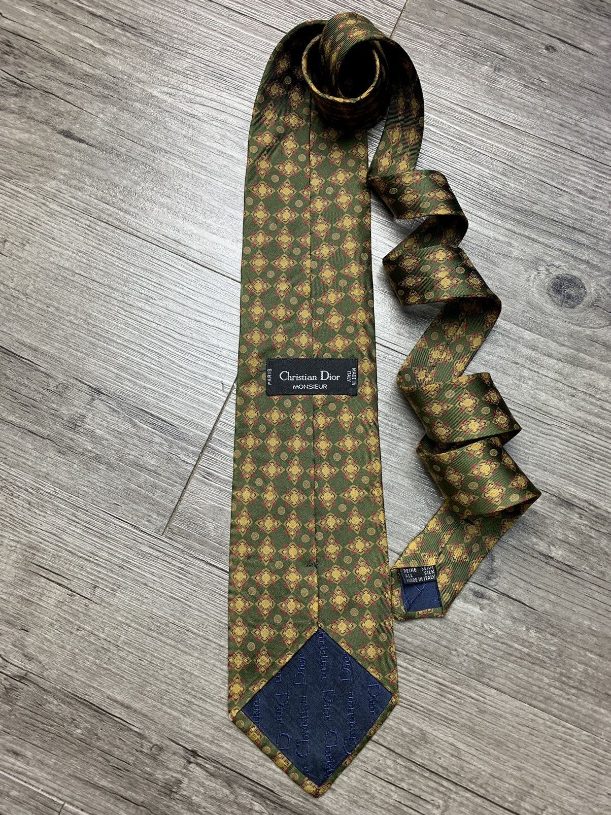 Christian Dior Monsieur Christian Dior Tie Size ONE SIZE - 6 Thumbnail