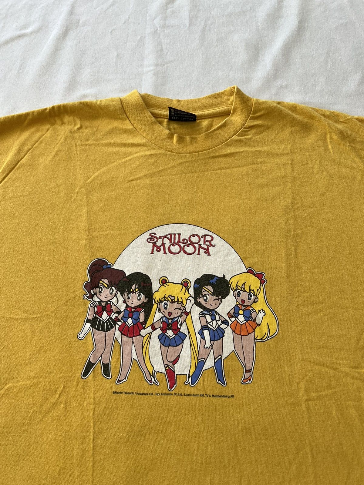 Anime Vintage 90s Sailor Moon Anime Yellow Tee Size US XL / EU 56 / 4 - 3 Thumbnail