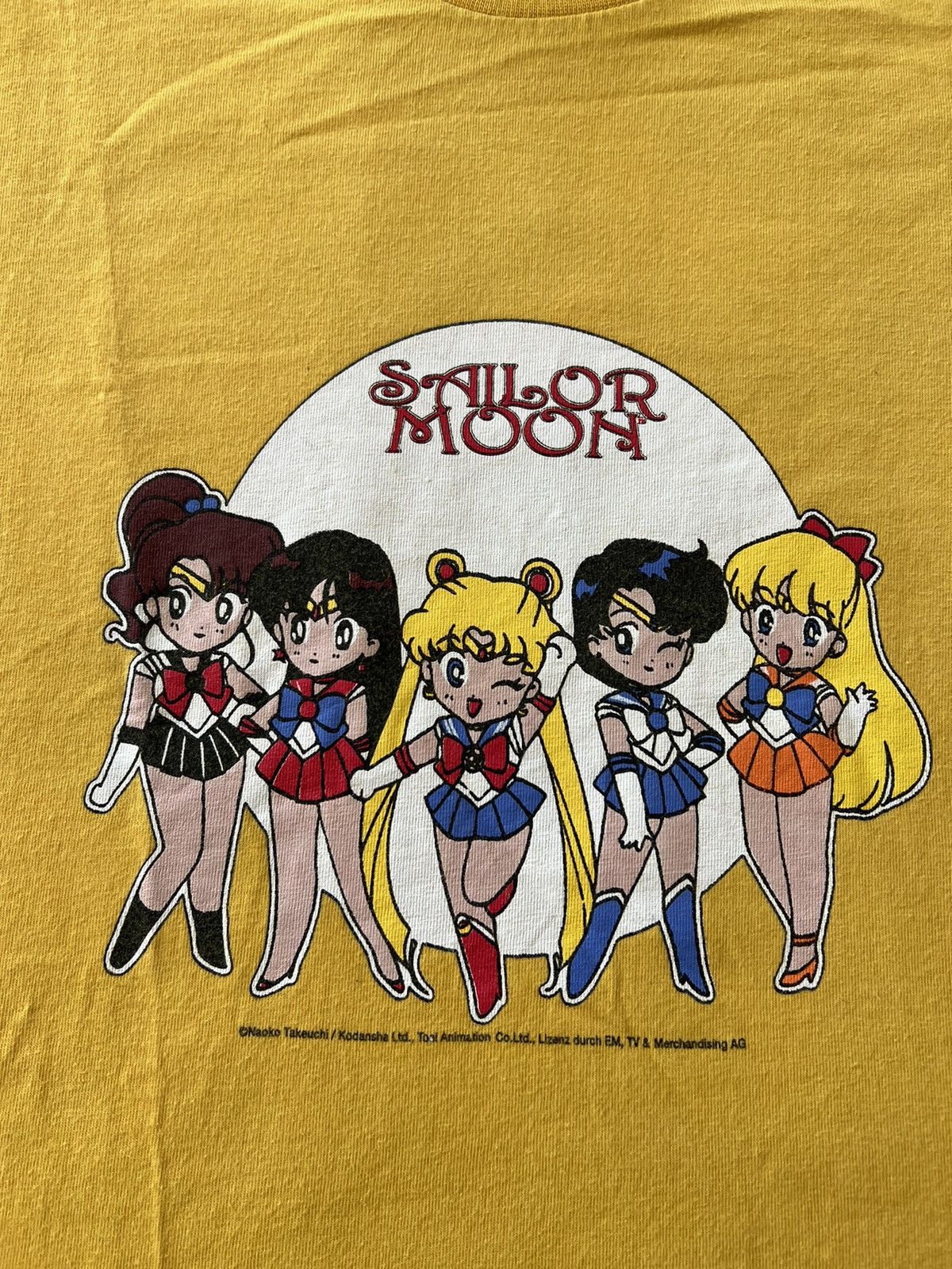 Anime Vintage 90s Sailor Moon Anime Yellow Tee Size US XL / EU 56 / 4 - 4 Thumbnail
