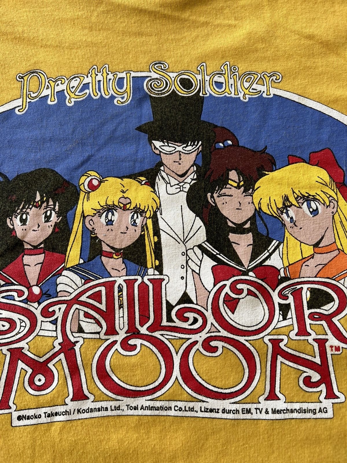 Anime Vintage 90s Sailor Moon Anime Yellow Tee Size US XL / EU 56 / 4 - 12 Thumbnail