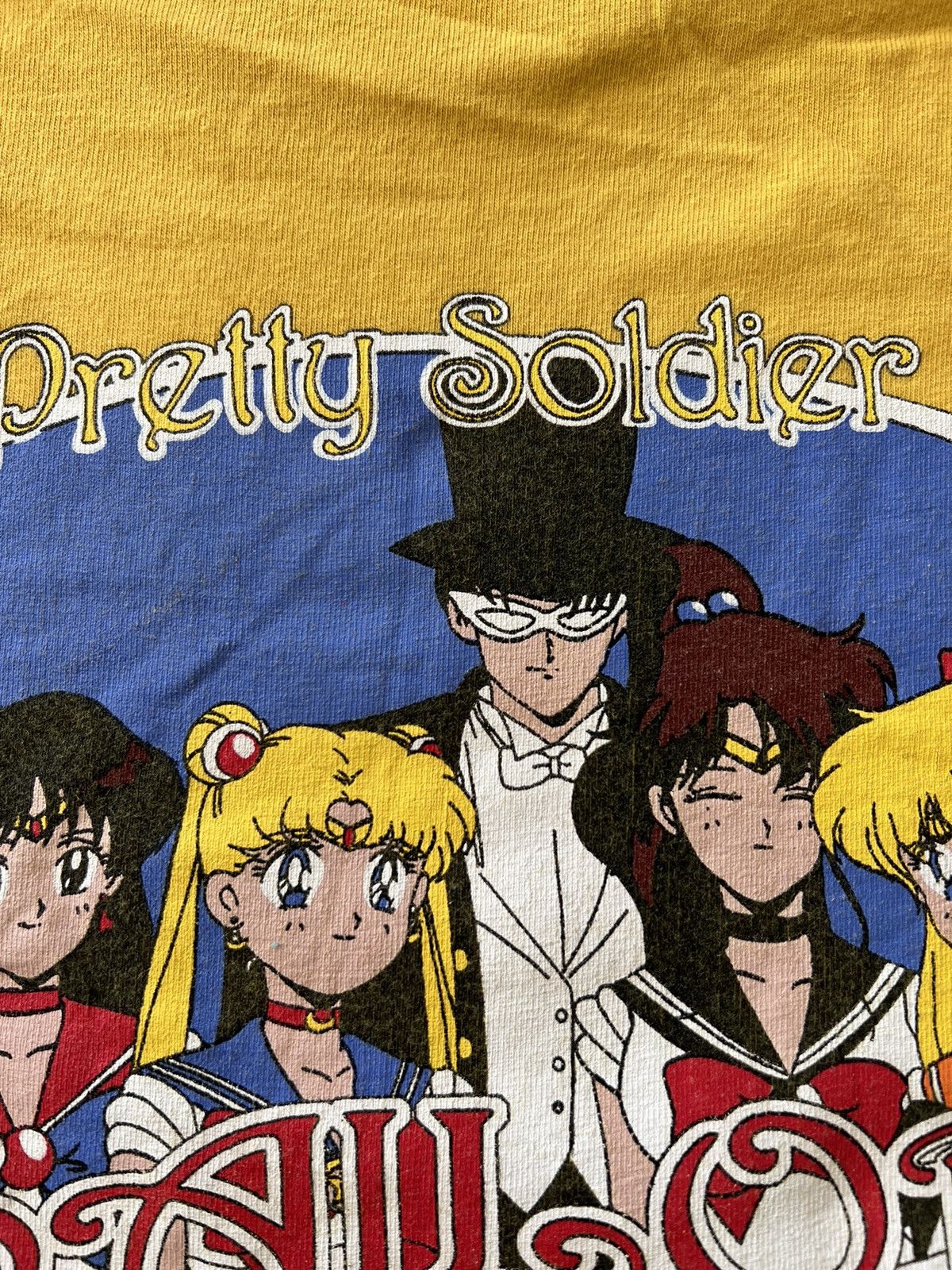 Anime Vintage 90s Sailor Moon Anime Yellow Tee Size US XL / EU 56 / 4 - 13 Thumbnail