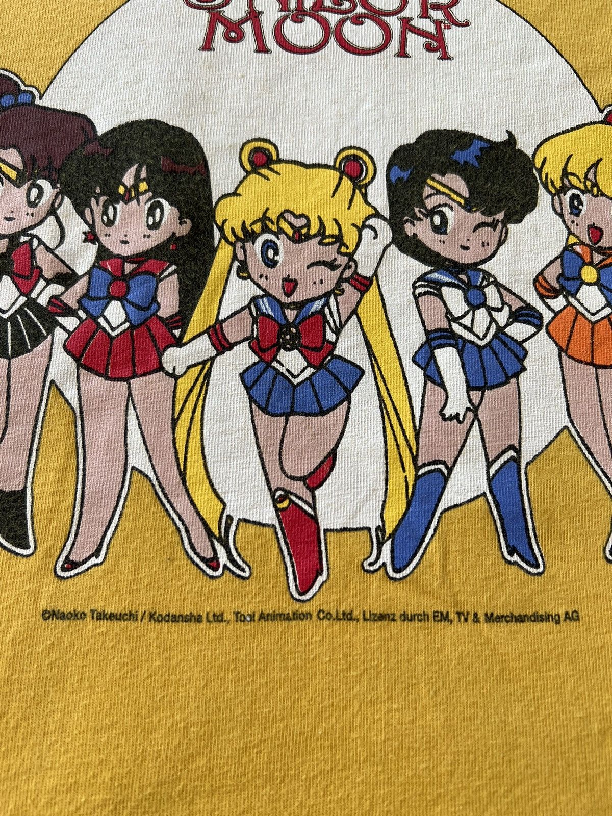 Anime Vintage 90s Sailor Moon Anime Yellow Tee Size US XL / EU 56 / 4 - 6 Thumbnail