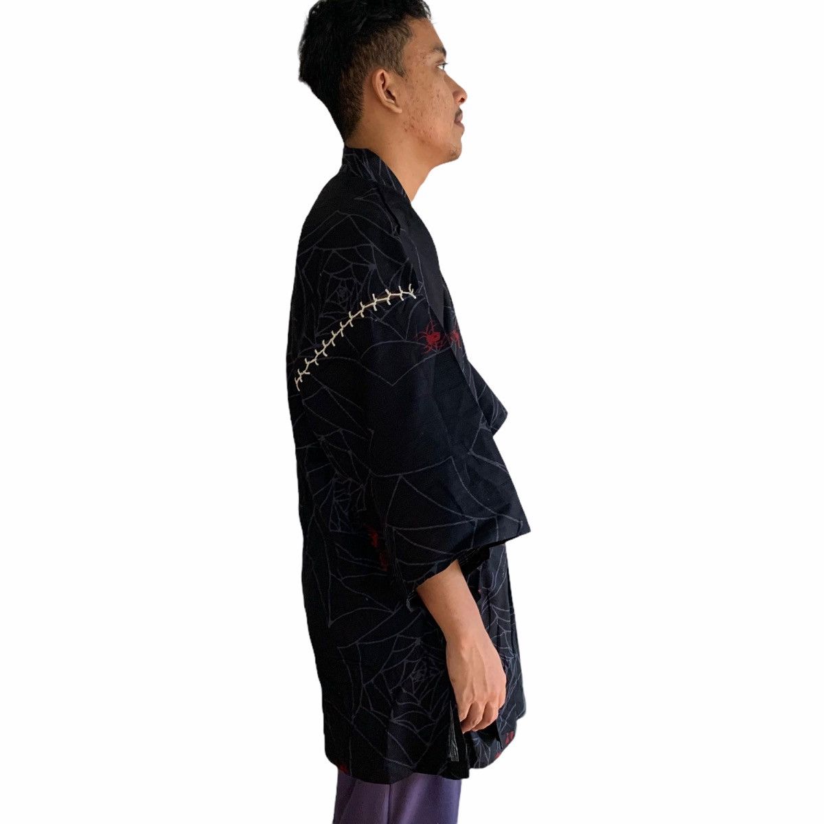 Japanese Brand Japan Wa-Tatsujin Ishin Kimono Spider Web Pattern Size US XL / EU 56 / 4 - 5 Thumbnail