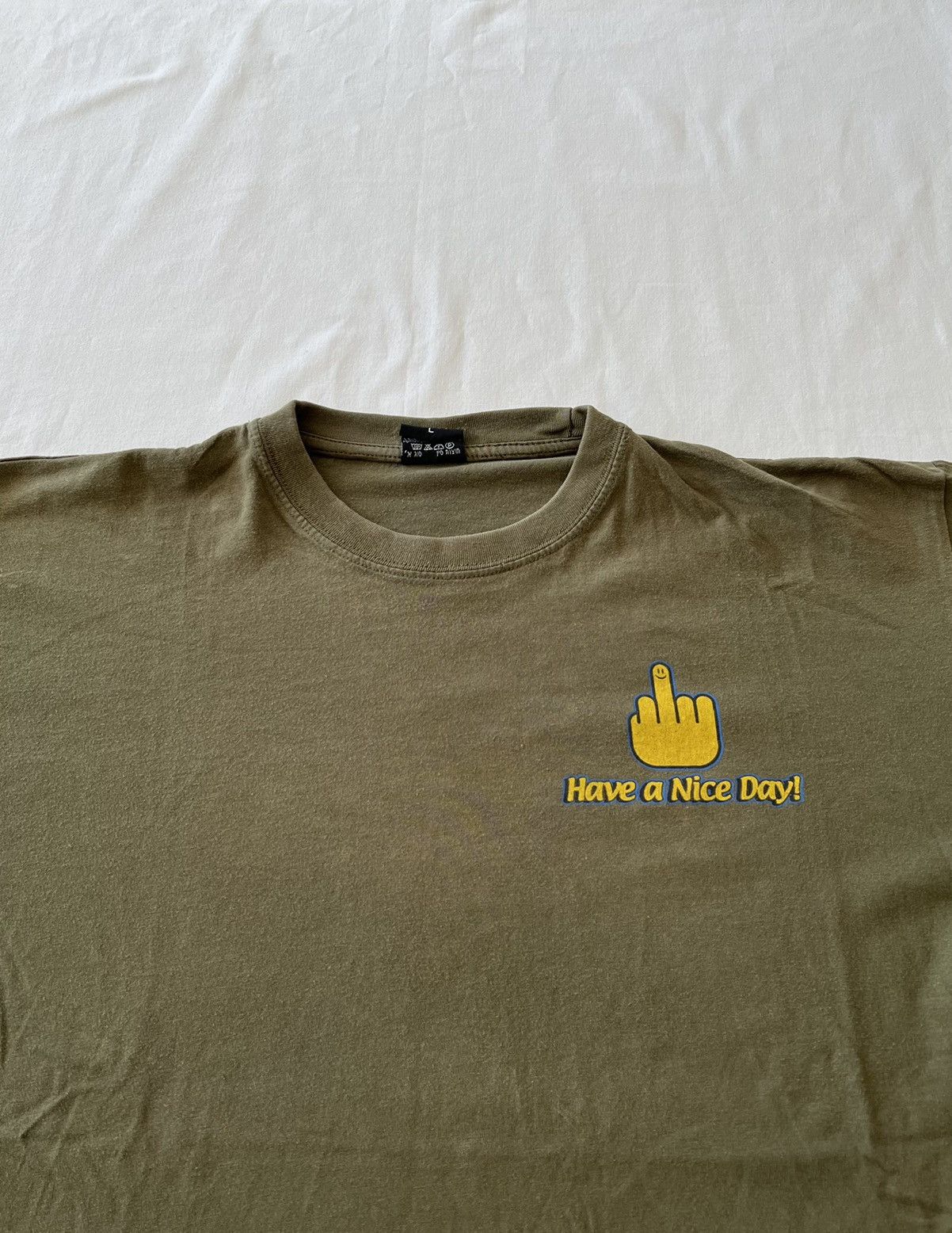 Band Tees Vintage 90s Fuck You Hand Sign Middle Finger Tee Size US L / EU 52-54 / 3 - 4 Thumbnail