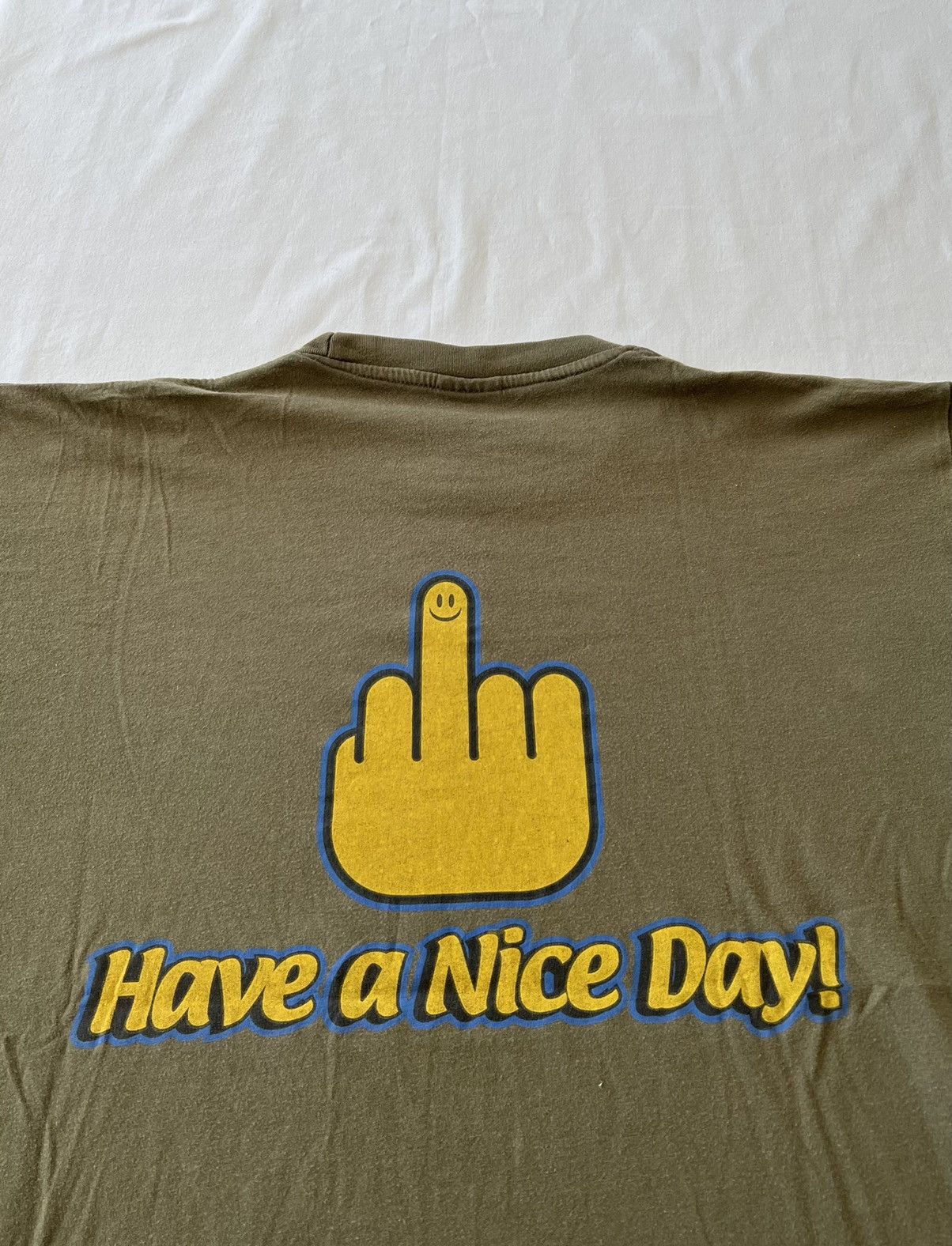 Band Tees Vintage 90s Fuck You Hand Sign Middle Finger Tee Size US L / EU 52-54 / 3 - 11 Thumbnail