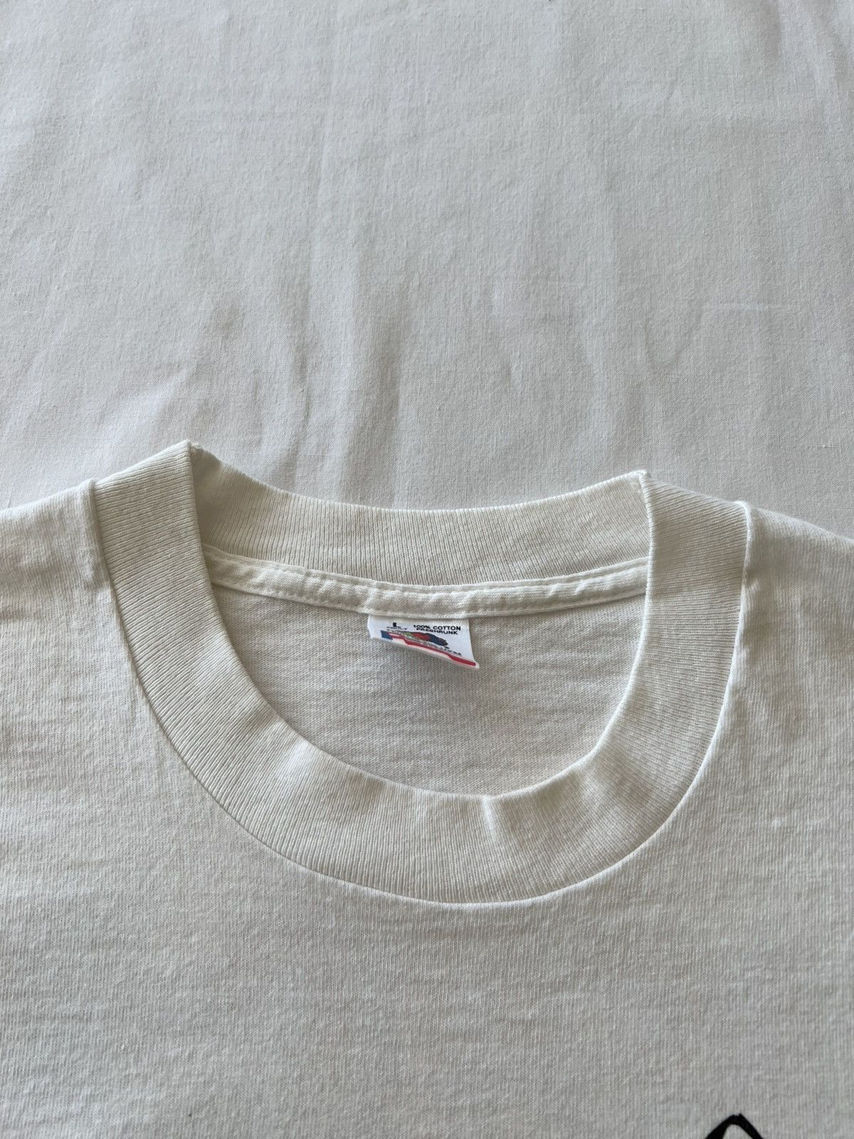 Vintage Vintage 1993 USAC Auto Club Racing White Tee Size US L / EU 52-54 / 3 - 13 Thumbnail