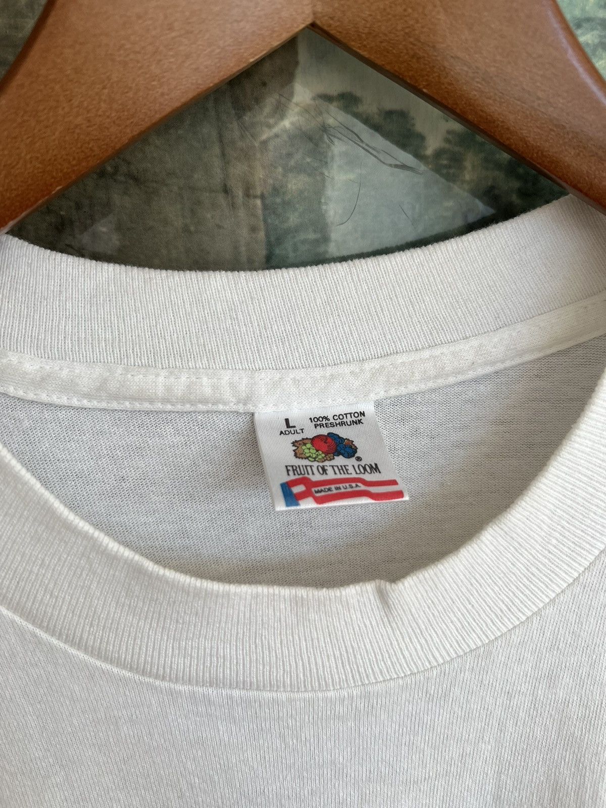 Vintage Vintage 1993 USAC Auto Club Racing White Tee Size US L / EU 52-54 / 3 - 12 Thumbnail