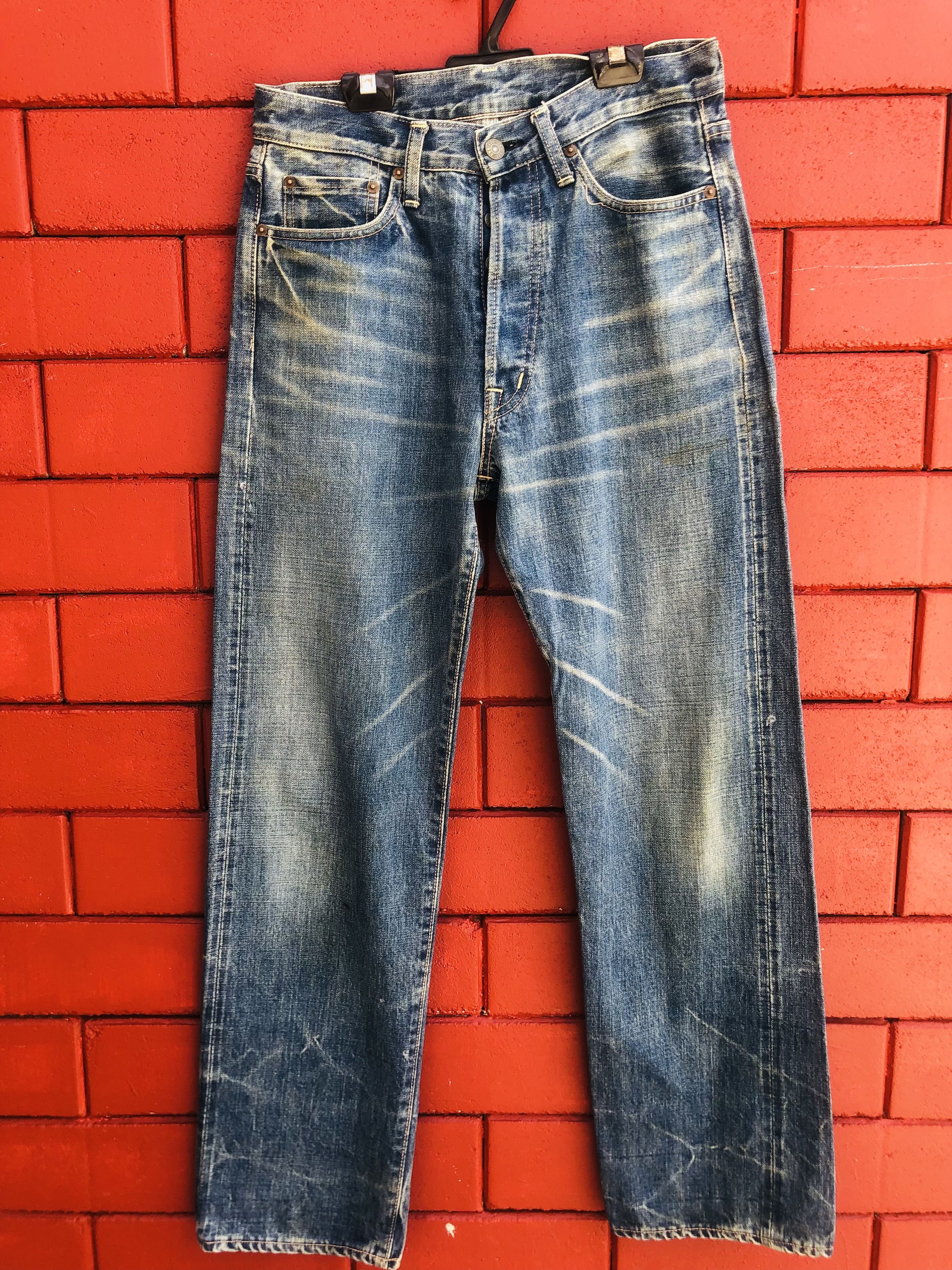 image of Omnigod Japanese Designer Fashion Style Denim in Dark Blue, Men's (Size 29)
