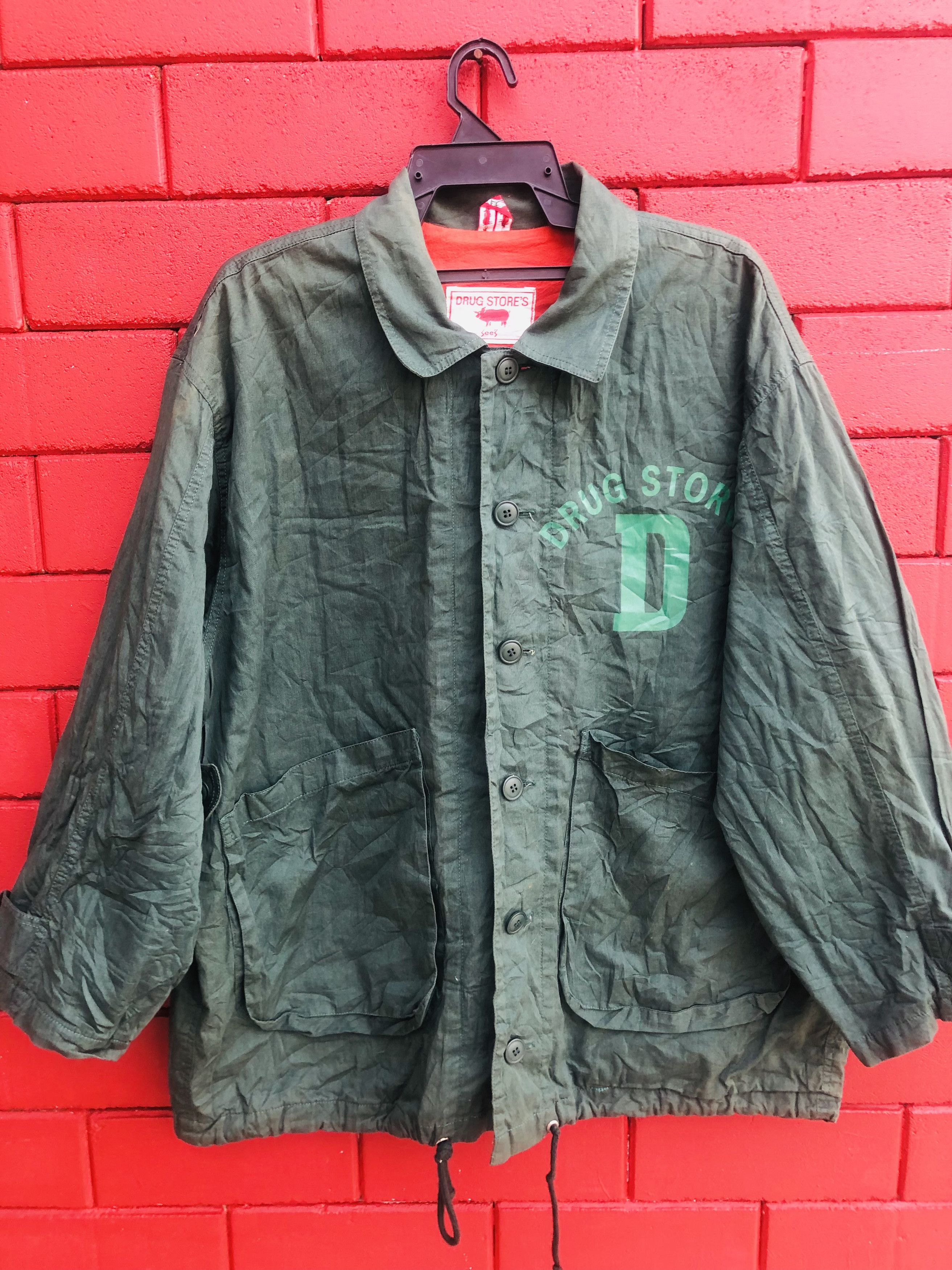Japanese Brand × Vintage Vintage Drug Store Japanese Designer Fashion Style Size US XL / EU 56 / 4 - 2 Thumbnail