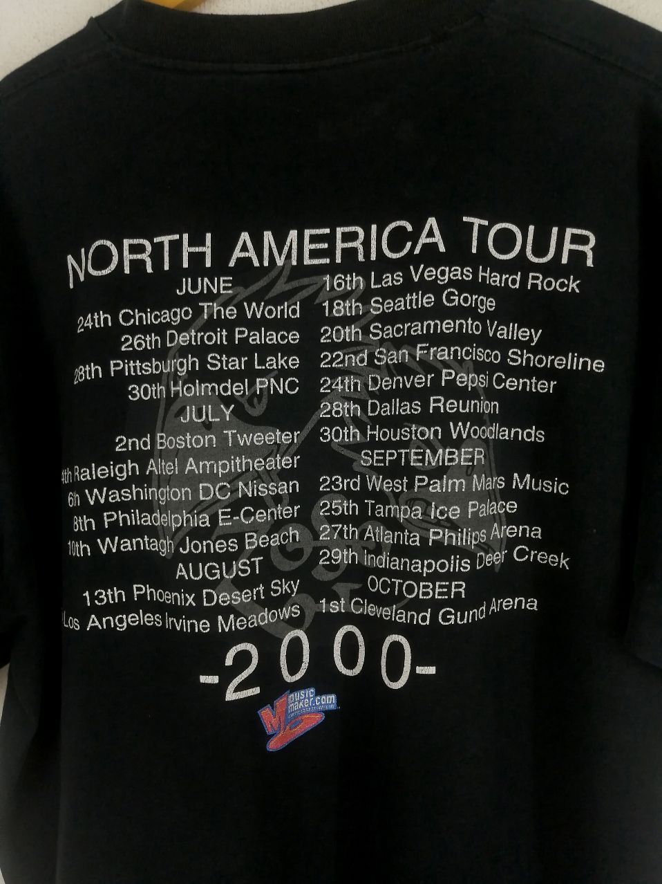 Band Tees × Vintage Vintage Jimmy Paige and The Black Crowes Tour Tee Size US XL / EU 56 / 4 - 4 Thumbnail