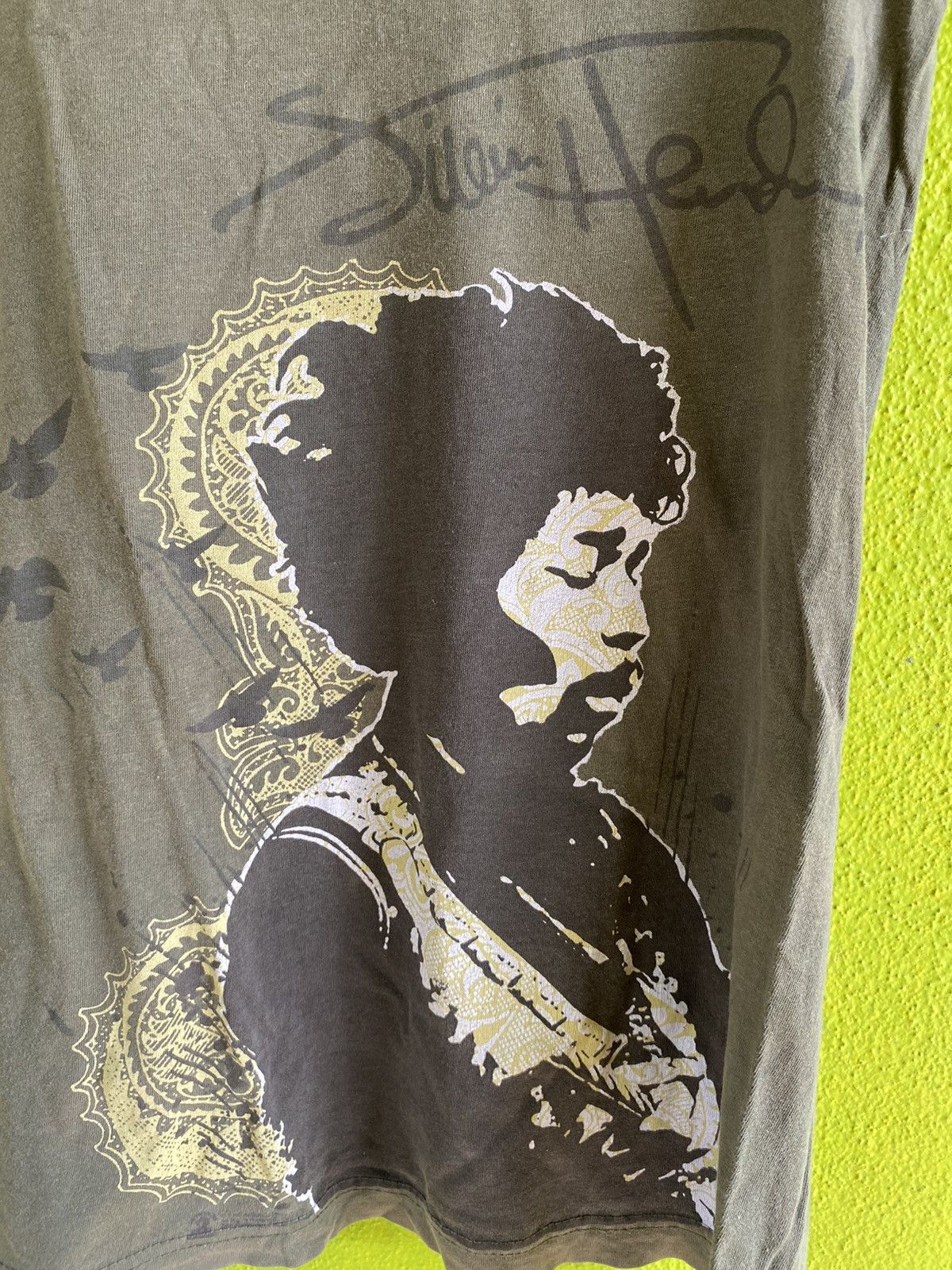 Band Tees Vintage Jimi Hendrix Distressed T-Shirt Size US M / EU 48-50 / 2 - 2 Thumbnail