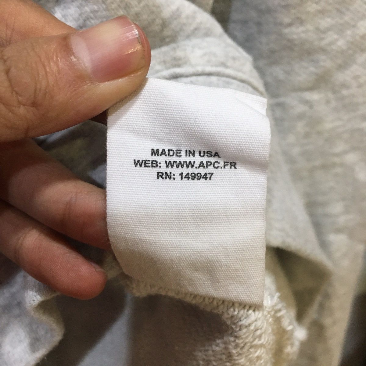 A.P.C. A.P.C. US “A⭐️P⭐️C⭐️ U.S.” Made In USA Sweatshirt Size US S / EU 44-46 / 1 - 4 Thumbnail