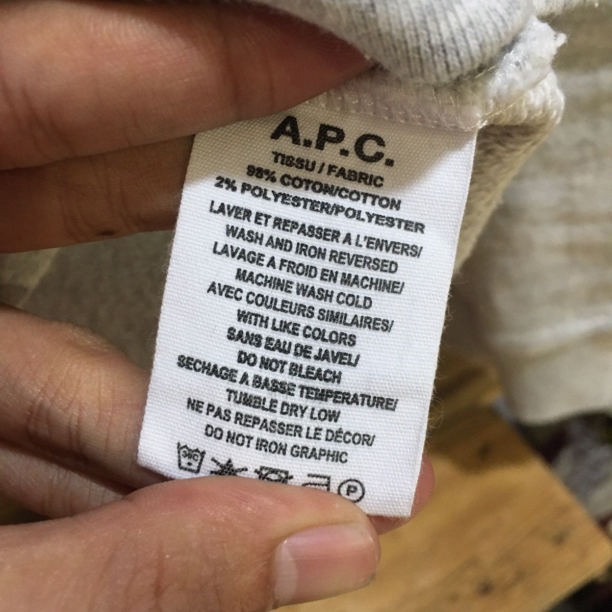 A.P.C. A.P.C. US “A⭐️P⭐️C⭐️ U.S.” Made In USA Sweatshirt Size US S / EU 44-46 / 1 - 5 Thumbnail