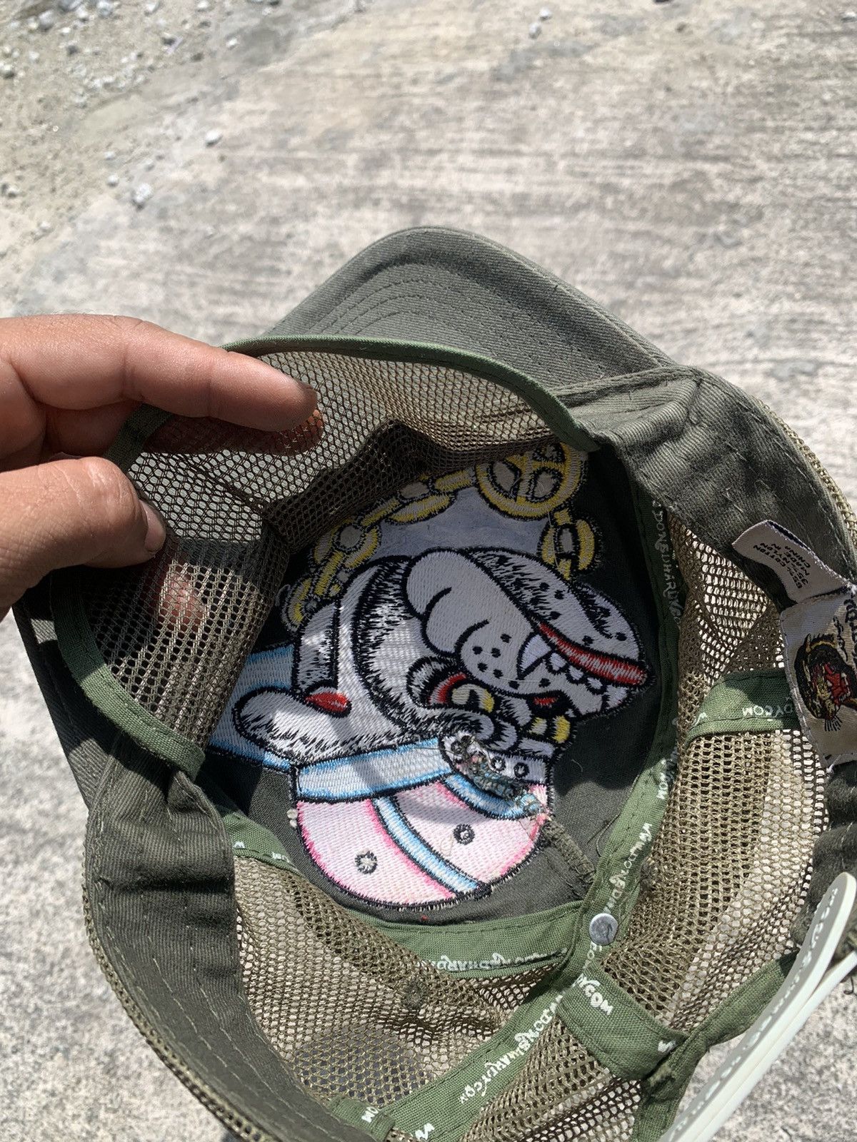 Ed Hardy Ed hardy trucker hats dog & crystal Size ONE SIZE - 11 Thumbnail