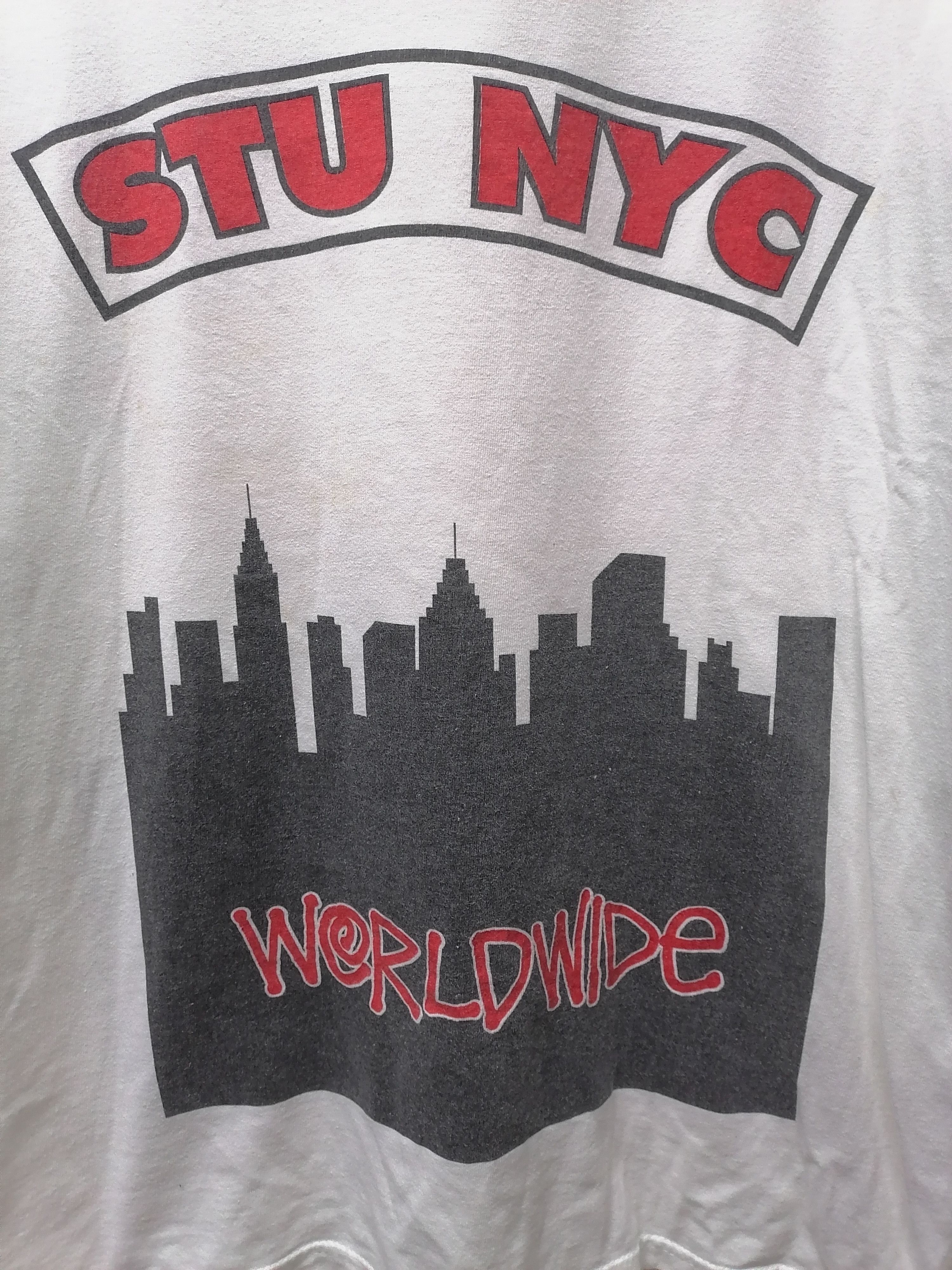 Stussy × Vintage Rare❗Stussy Nyc International Run Dmc T-Shirts Size US M / EU 48-50 / 2 - 3 Thumbnail
