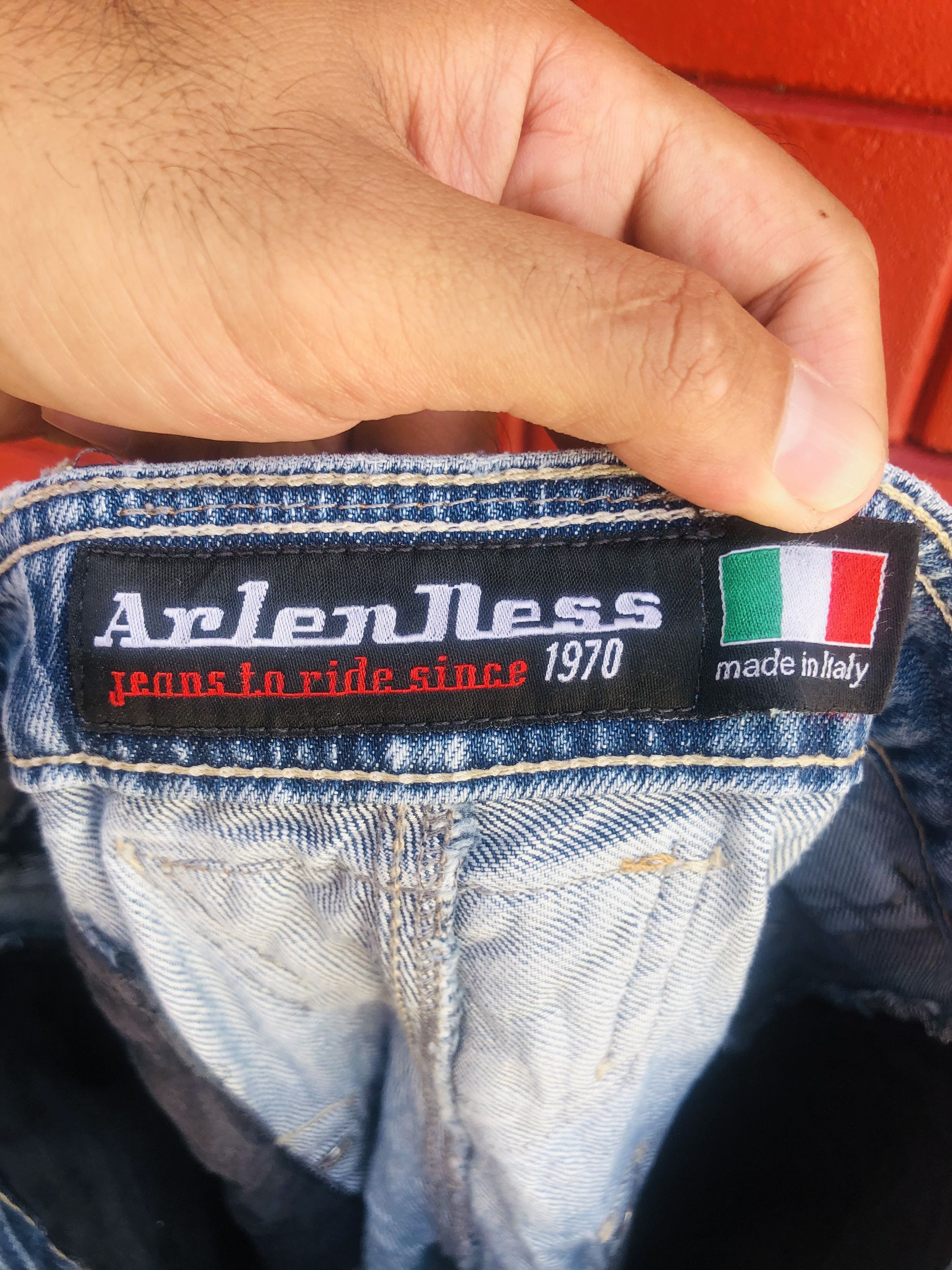 Japanese Brand × Vintage Vintage Arlen Ness Japanese Designer Fashion Style Size US 29 - 15 Thumbnail