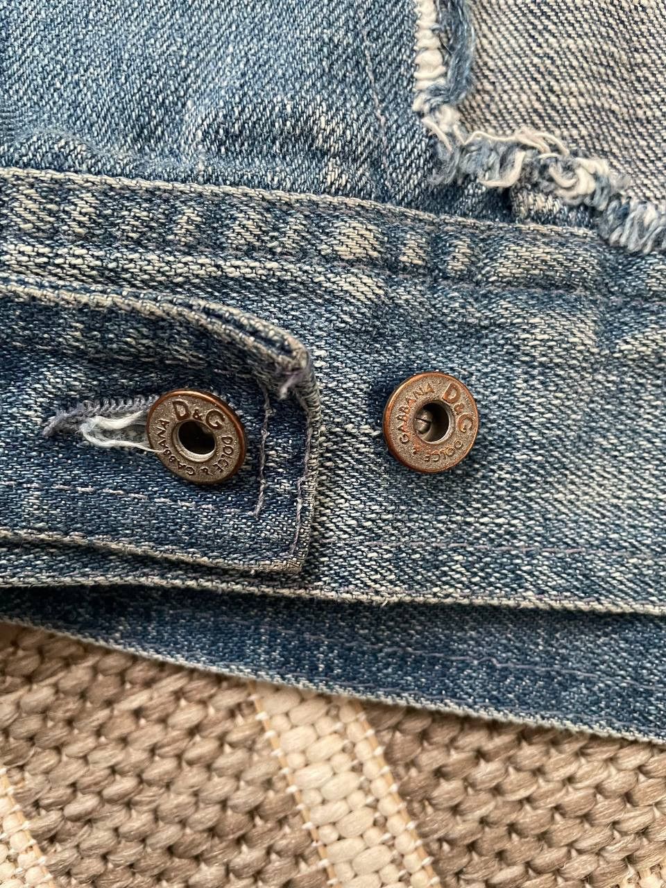 Dolce & Gabbana Vintage Dolce Gabbana Patchwork distressed denim D&G jacket Size US L / EU 52-54 / 3 - 7 Thumbnail