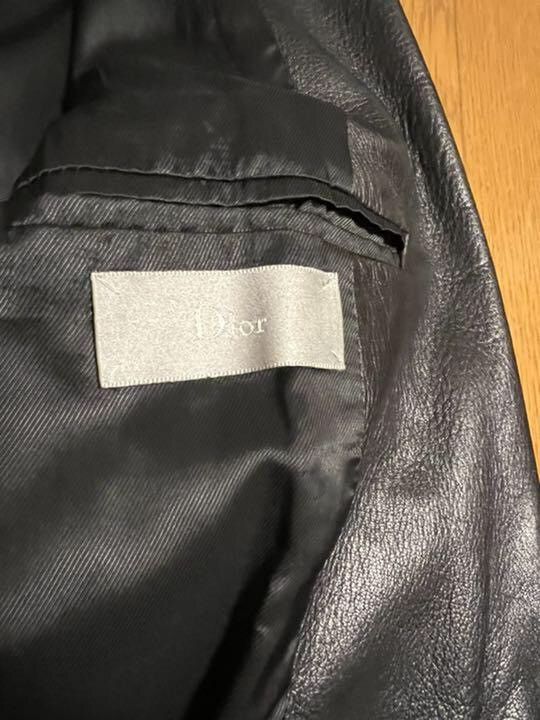 Dior × Hedi Slimane 2004AW "Strip" Leather Jacket Size US S / EU 44-46 / 1 - 6 Thumbnail