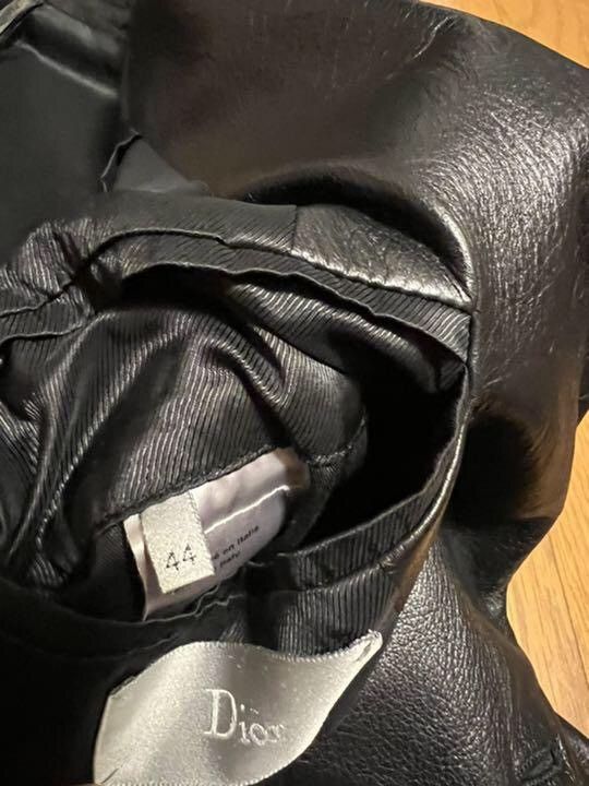 Dior × Hedi Slimane 2004AW "Strip" Leather Jacket Size US S / EU 44-46 / 1 - 7 Thumbnail