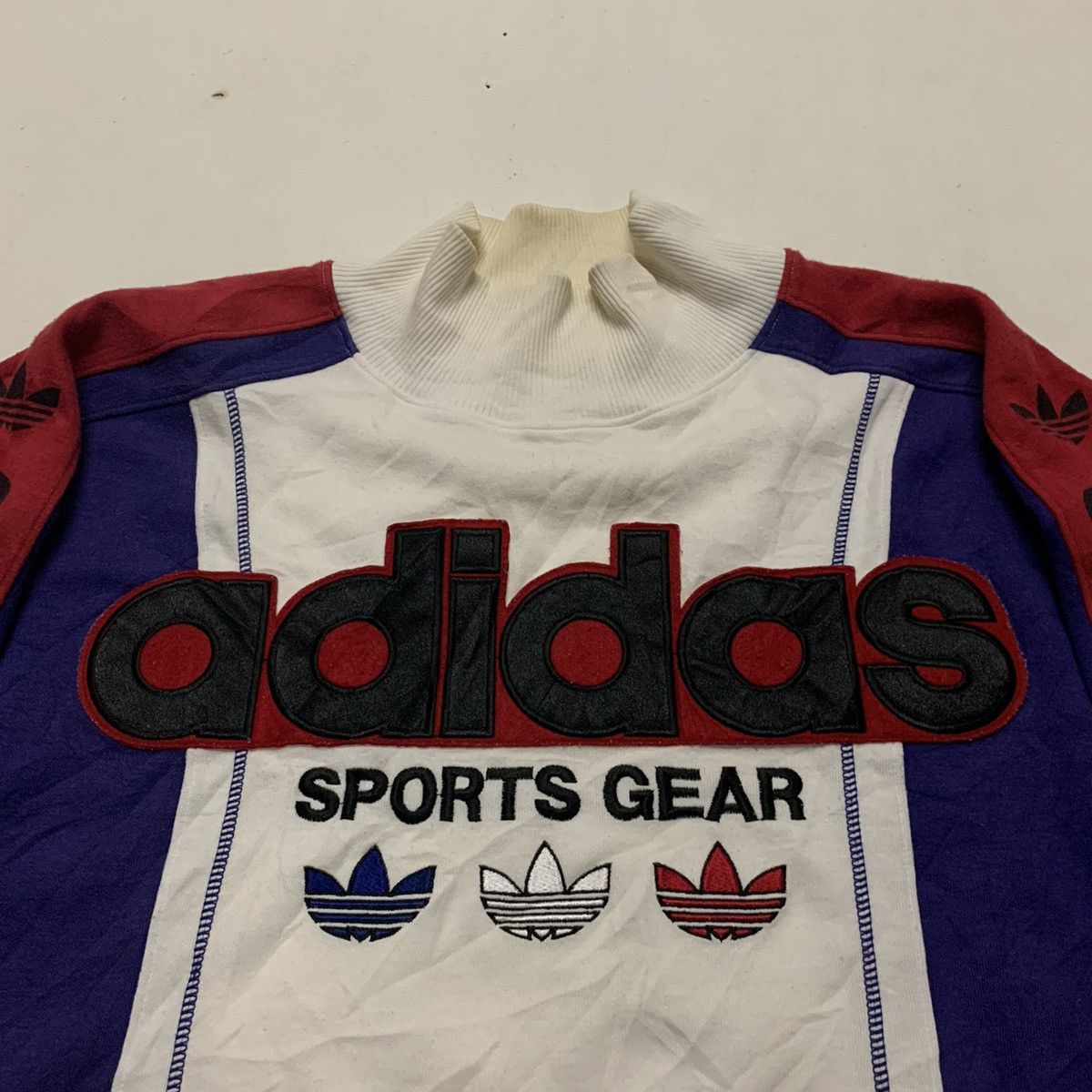 Adidas × Vintage Vintage Adidas Trefoil Sports Gear Sweatshirt Size US XL / EU 56 / 4 - 5 Thumbnail
