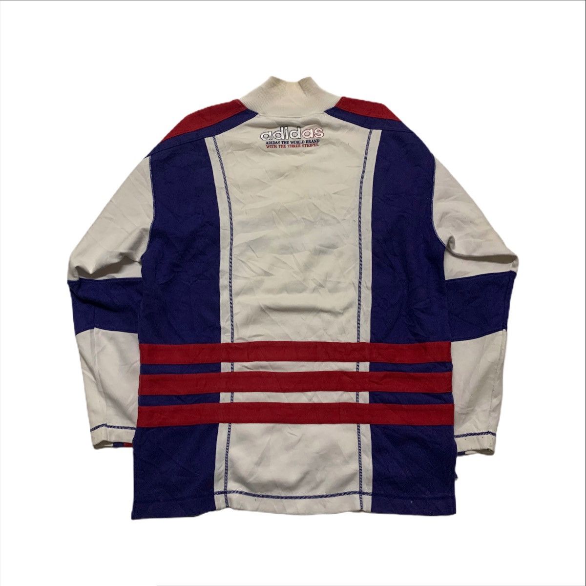 Adidas × Vintage Vintage Adidas Trefoil Sports Gear Sweatshirt Size US XL / EU 56 / 4 - 2 Thumbnail