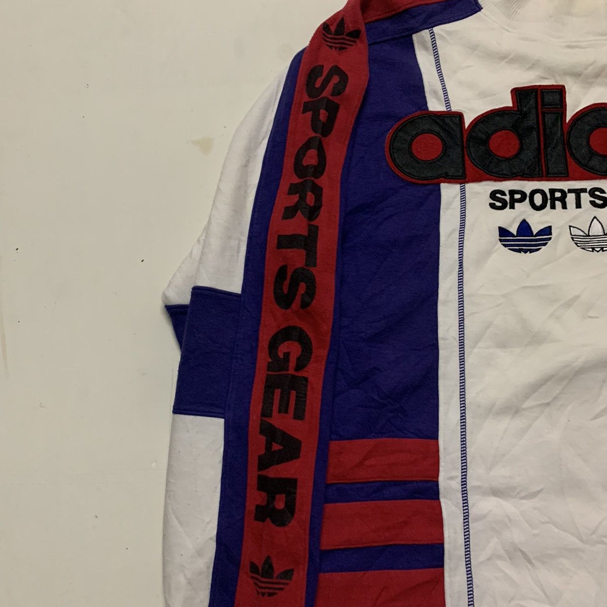 Adidas × Vintage Vintage Adidas Trefoil Sports Gear Sweatshirt Size US XL / EU 56 / 4 - 6 Thumbnail