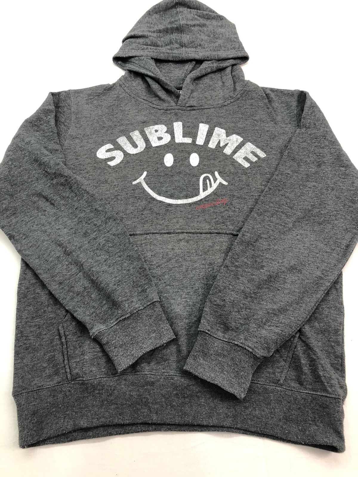Japanese Brand Japanese Sublime Smiley Face Hoodie Sweatshirt Size US M / EU 48-50 / 2 - 2 Thumbnail