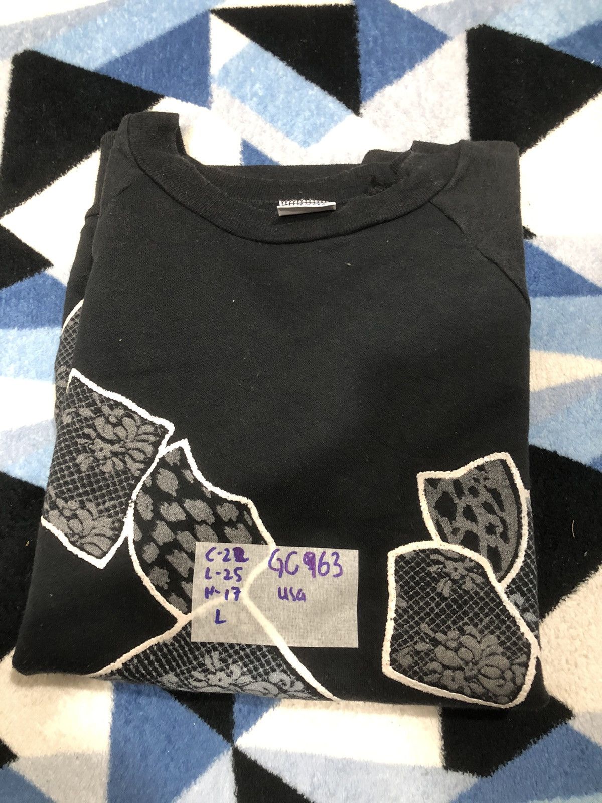 Vintage Vintage Land 'n Tea Made in USA Sweater Size US L / EU 52-54 / 3 - 11 Thumbnail