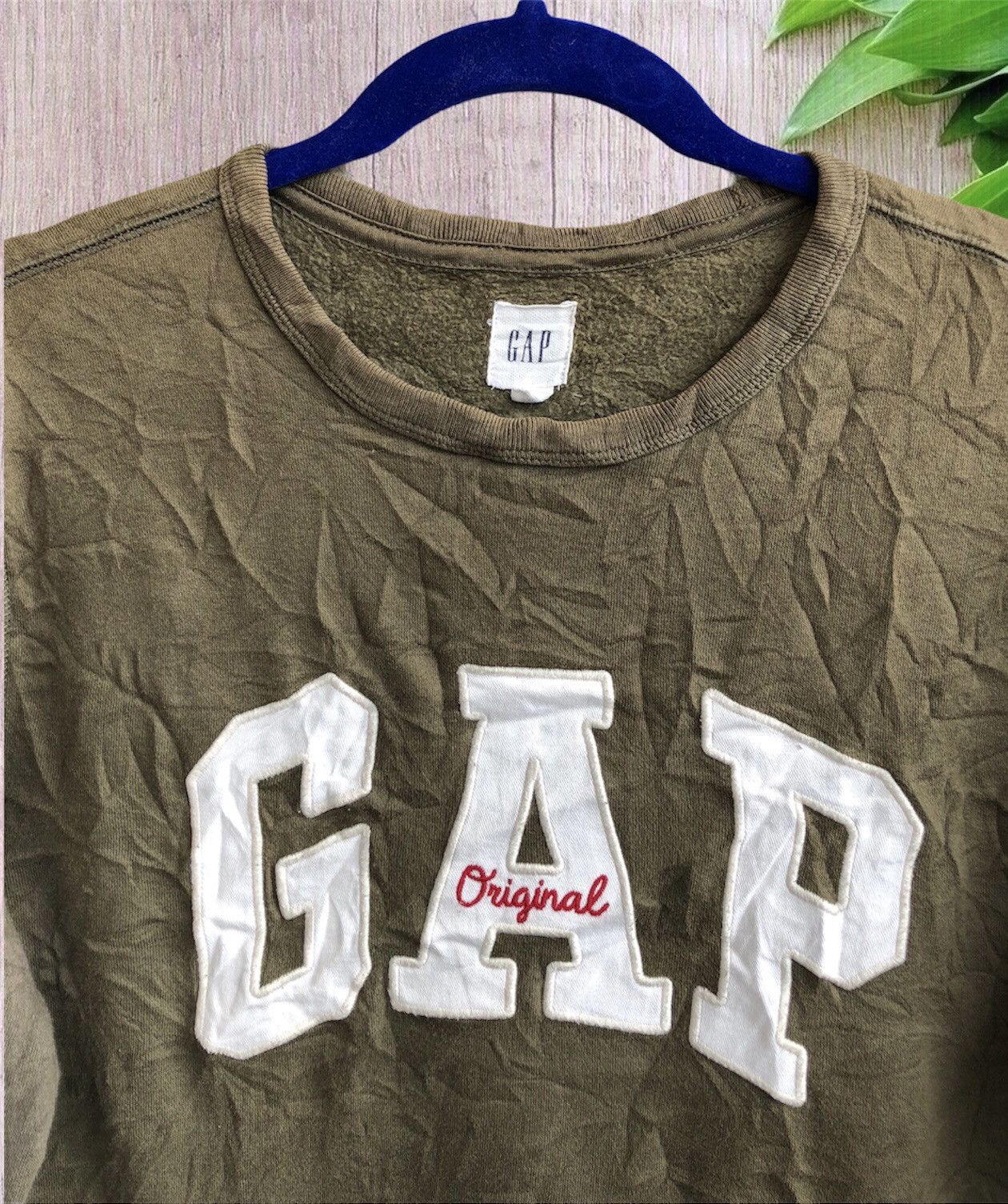 Gap × Vintage Gap Brown faded Pull over sweatshirt Size US S / EU 44-46 / 1 - 2 Thumbnail