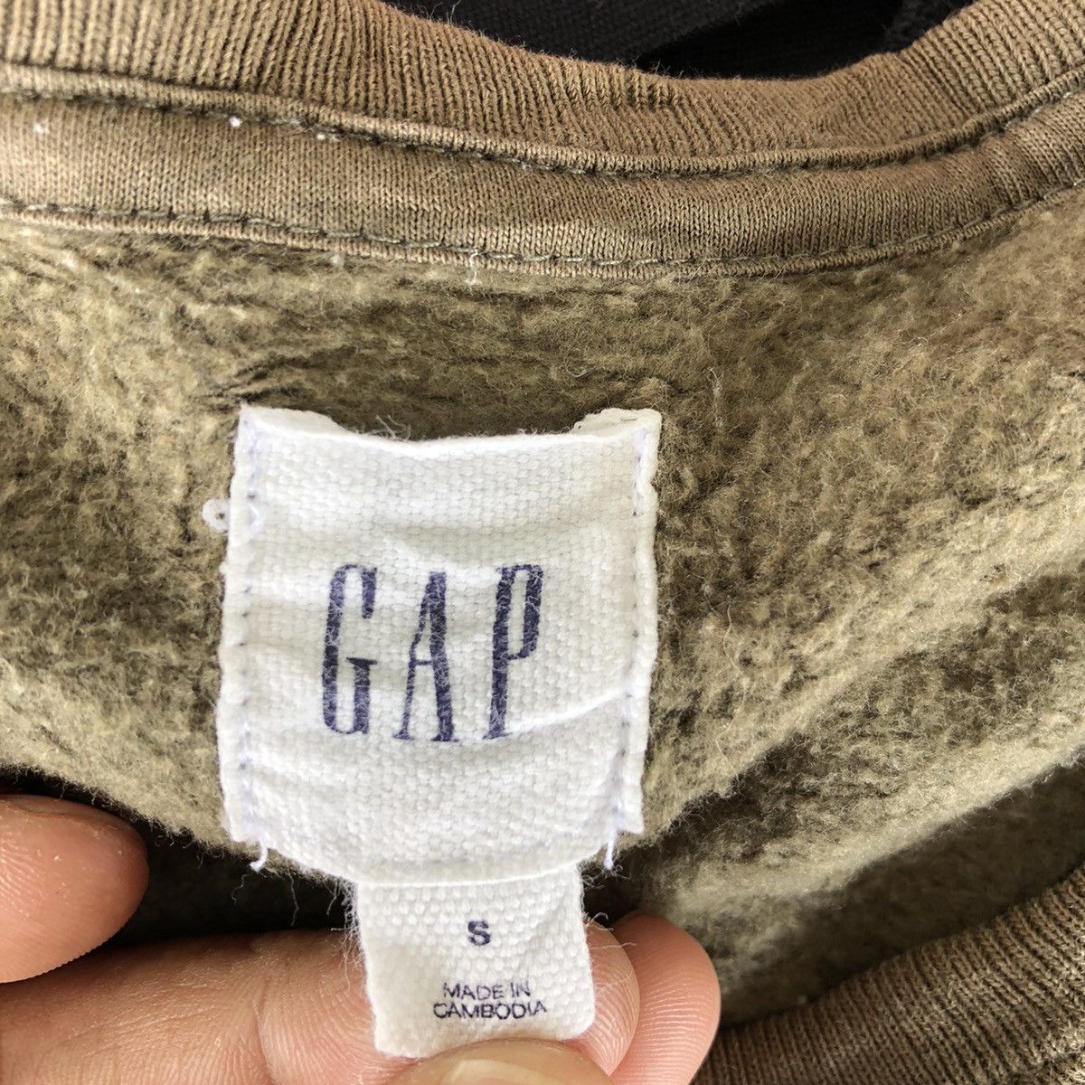 Gap × Vintage Gap Brown faded Pull over sweatshirt Size US S / EU 44-46 / 1 - 6 Thumbnail