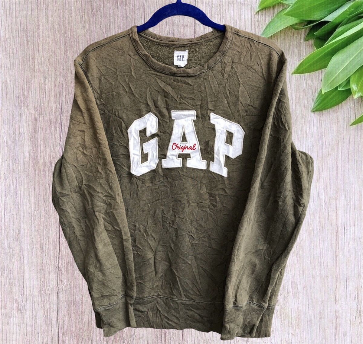 Gap × Vintage Gap Brown faded Pull over sweatshirt Size US S / EU 44-46 / 1 - 3 Thumbnail