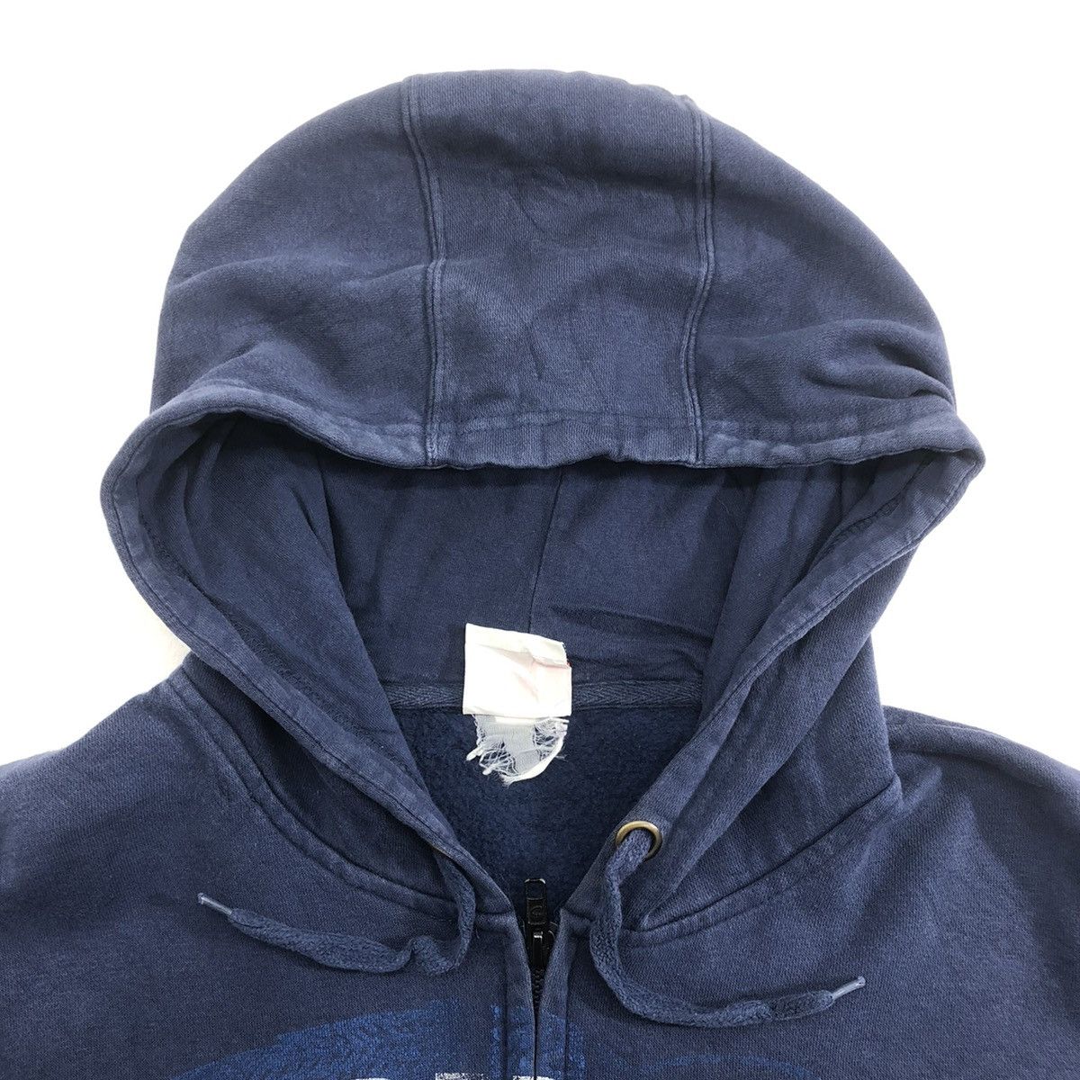 Majestic Vintage Majestic Sox Faded Blue Hoodie Big Logo Size US XL / EU 56 / 4 - 12 Thumbnail