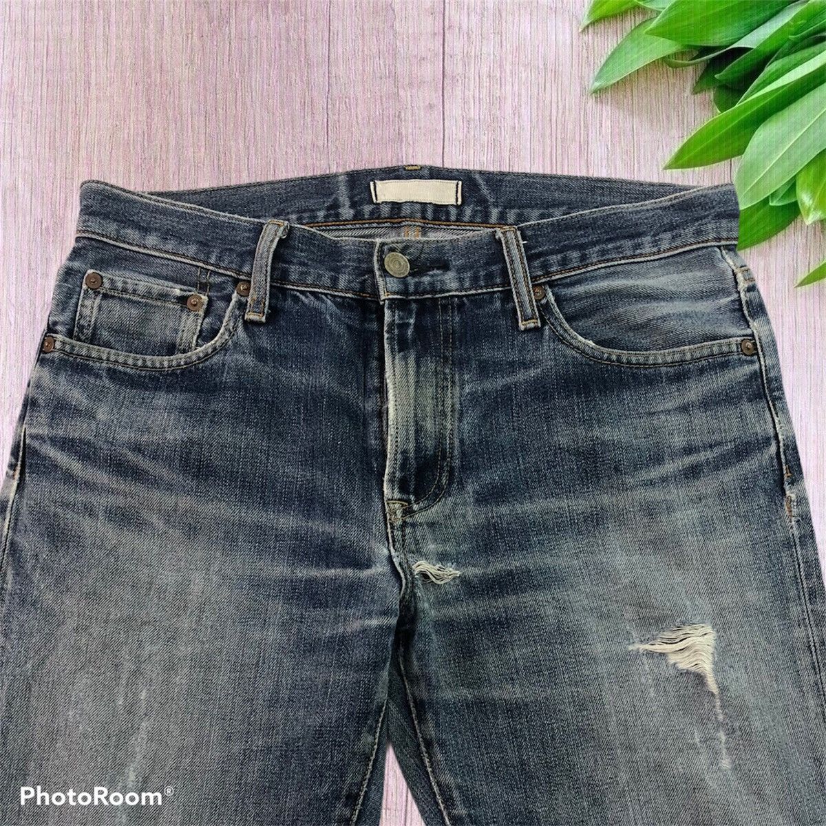 Uniqlo Vintage UNIQLO Distressed Denim Design Size US 30 / EU 46 - 3 Thumbnail