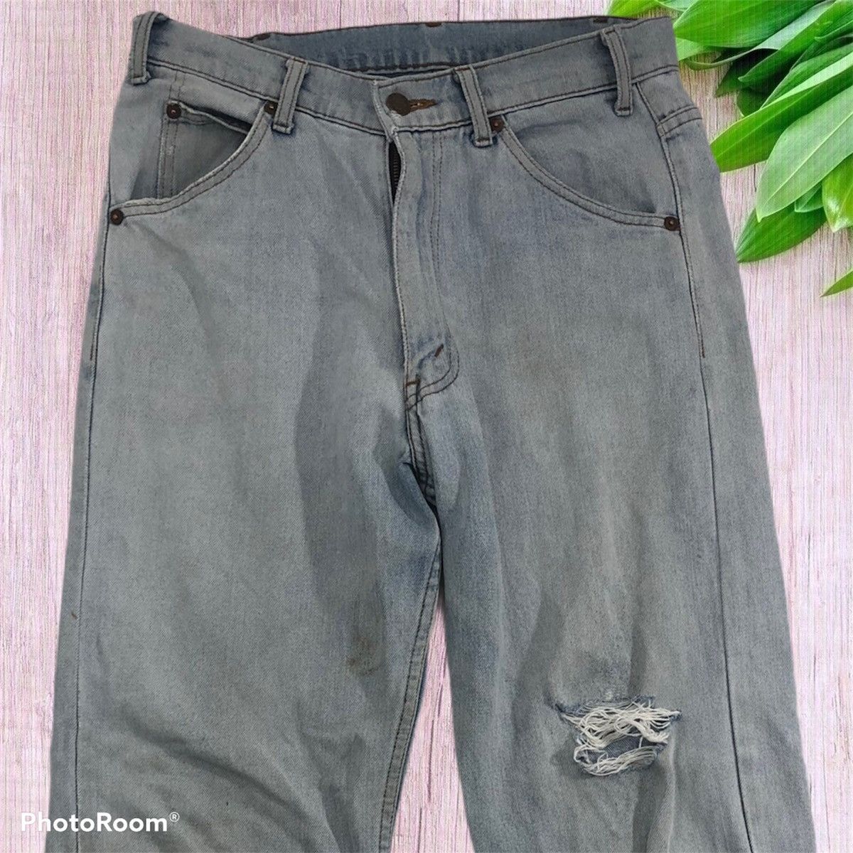 Levi's Vintage Levis Orange Tab Distressed Denim Size US 29 - 2 Thumbnail