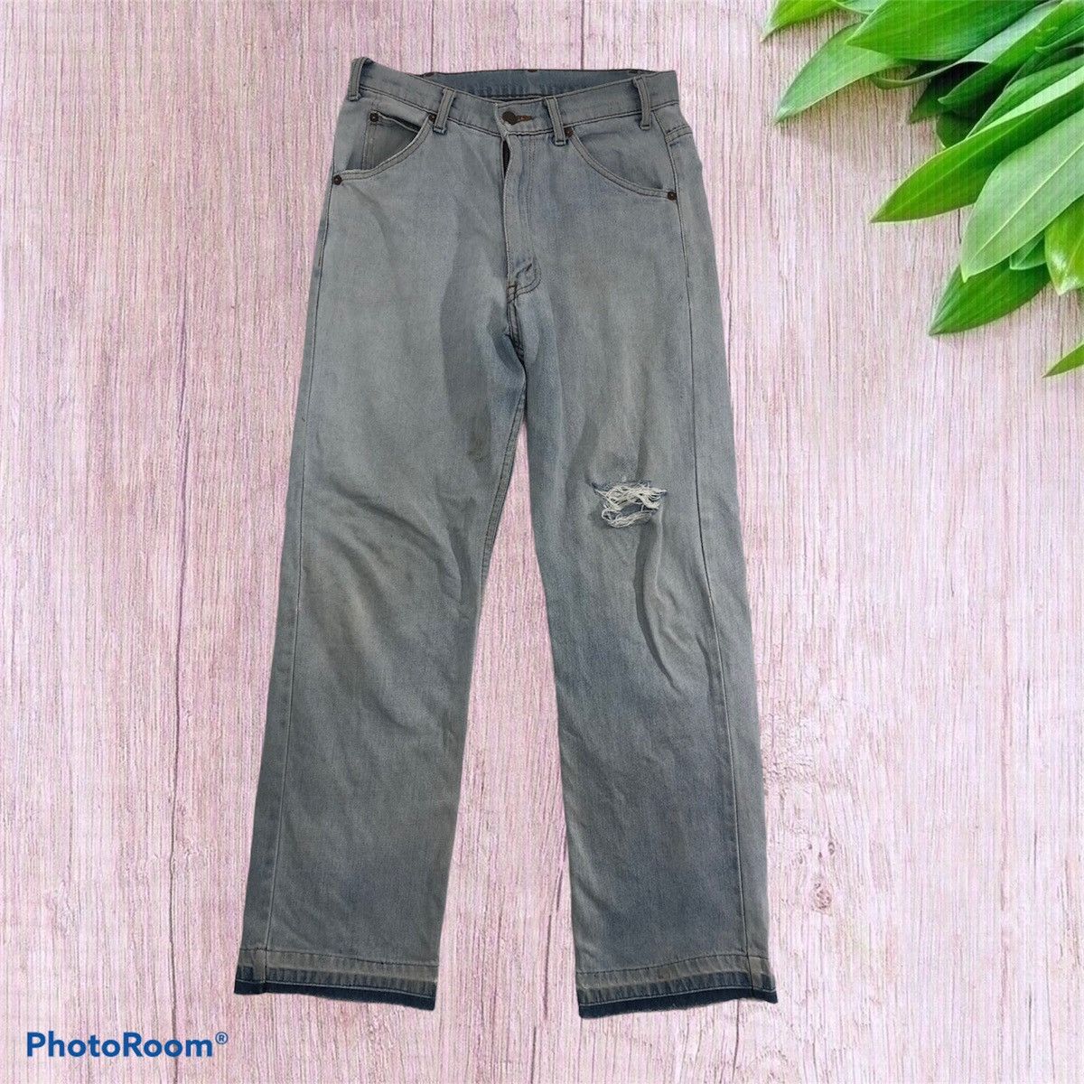 Levi's Vintage Levis Orange Tab Distressed Denim Size US 29 - 1 Thumbnail