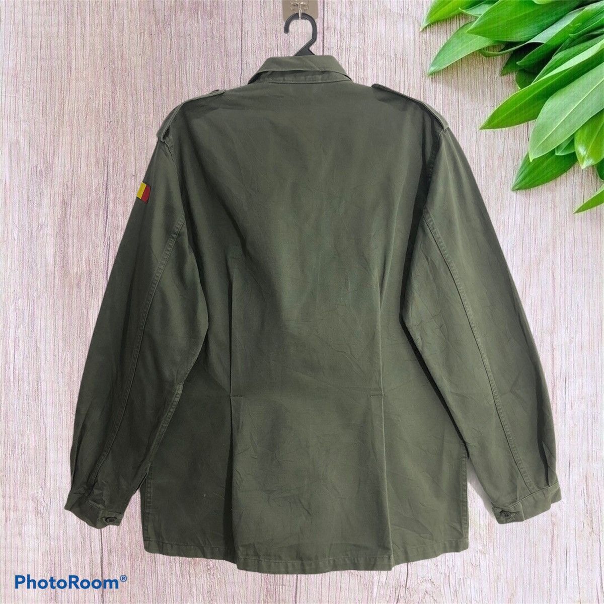 Vintage Vintage Preta Germany Army Button Shirt Side Flag Jacket Size US L / EU 52-54 / 3 - 2 Thumbnail