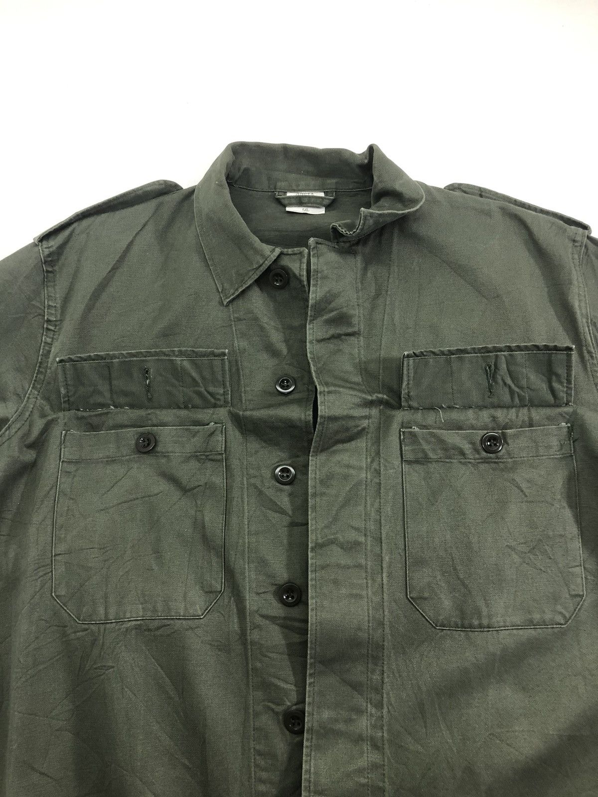 Vintage Vintage Preta Germany Army Button Shirt Side Flag Jacket Size US L / EU 52-54 / 3 - 3 Thumbnail